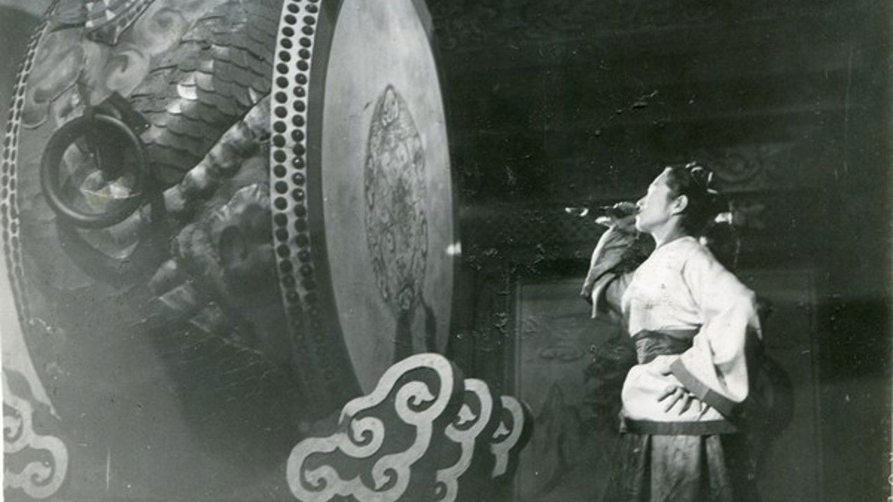 Backdrop for Prince Ho-Dong and Princess Nak-Rang