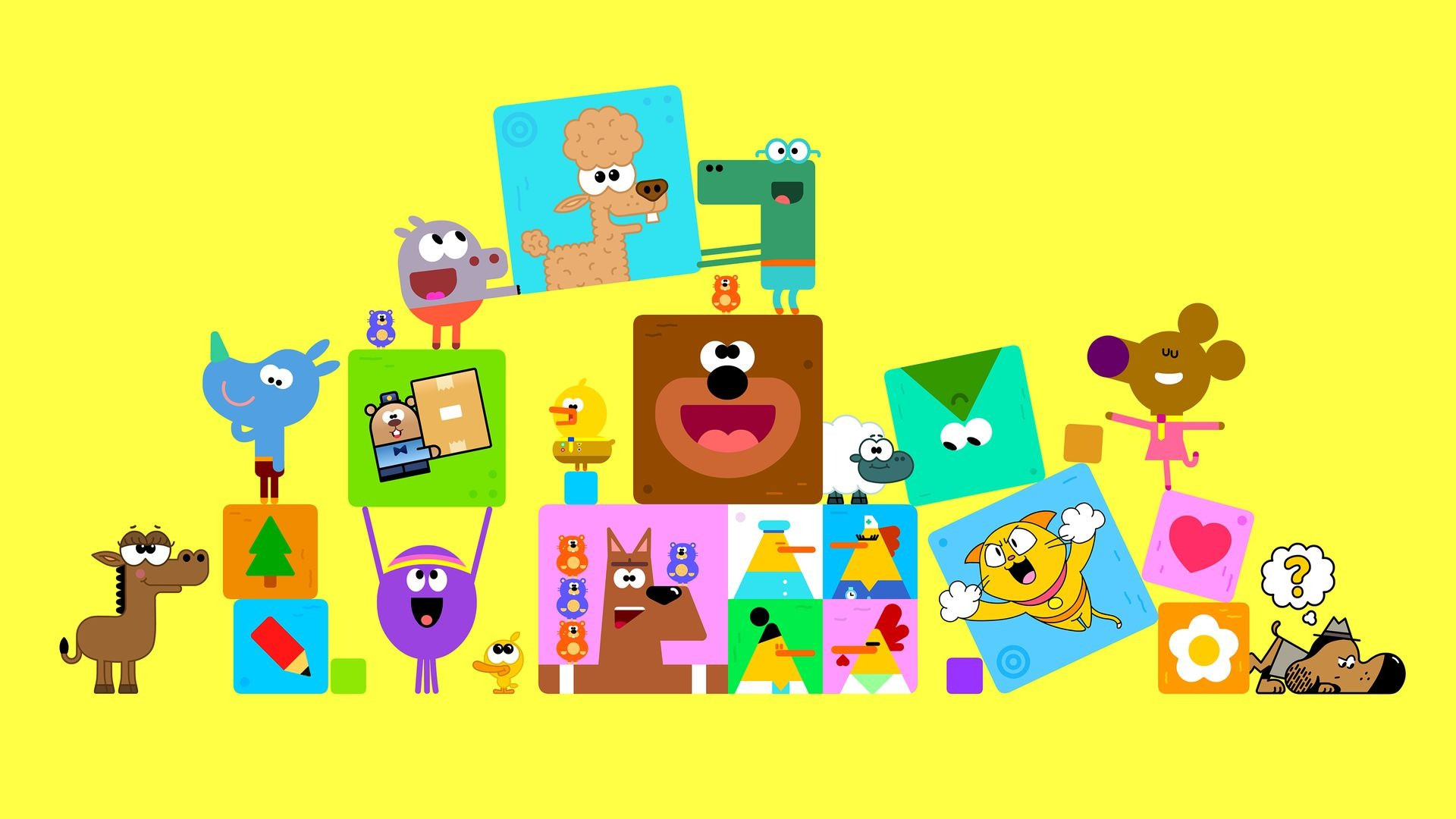 Backdrop for Hey Duggee's Squirrel Club