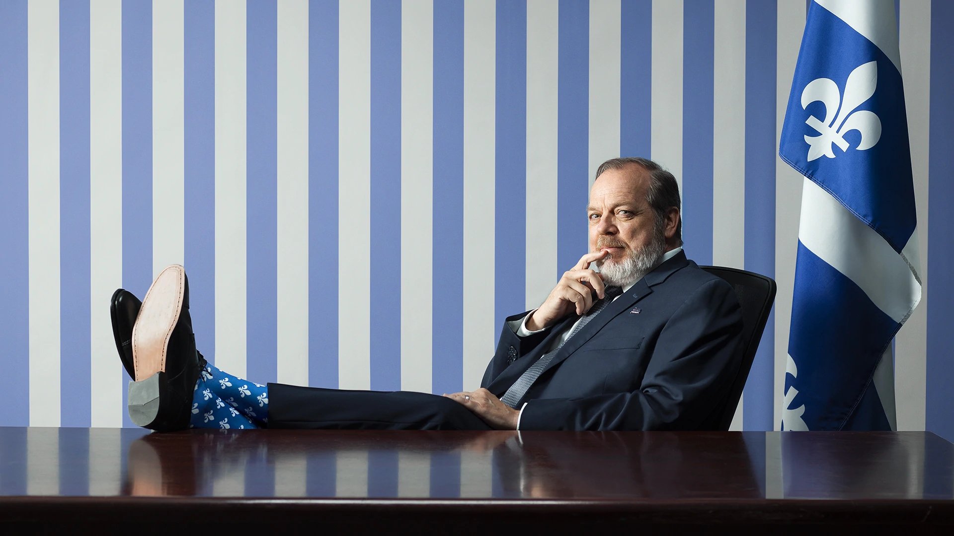 Backdrop for La Maison-Bleue