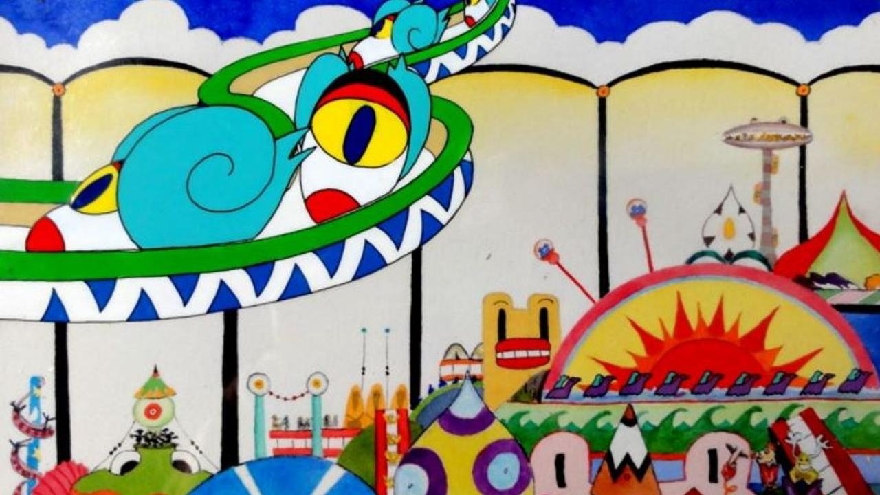 Backdrop for Quasi at the Quackadero