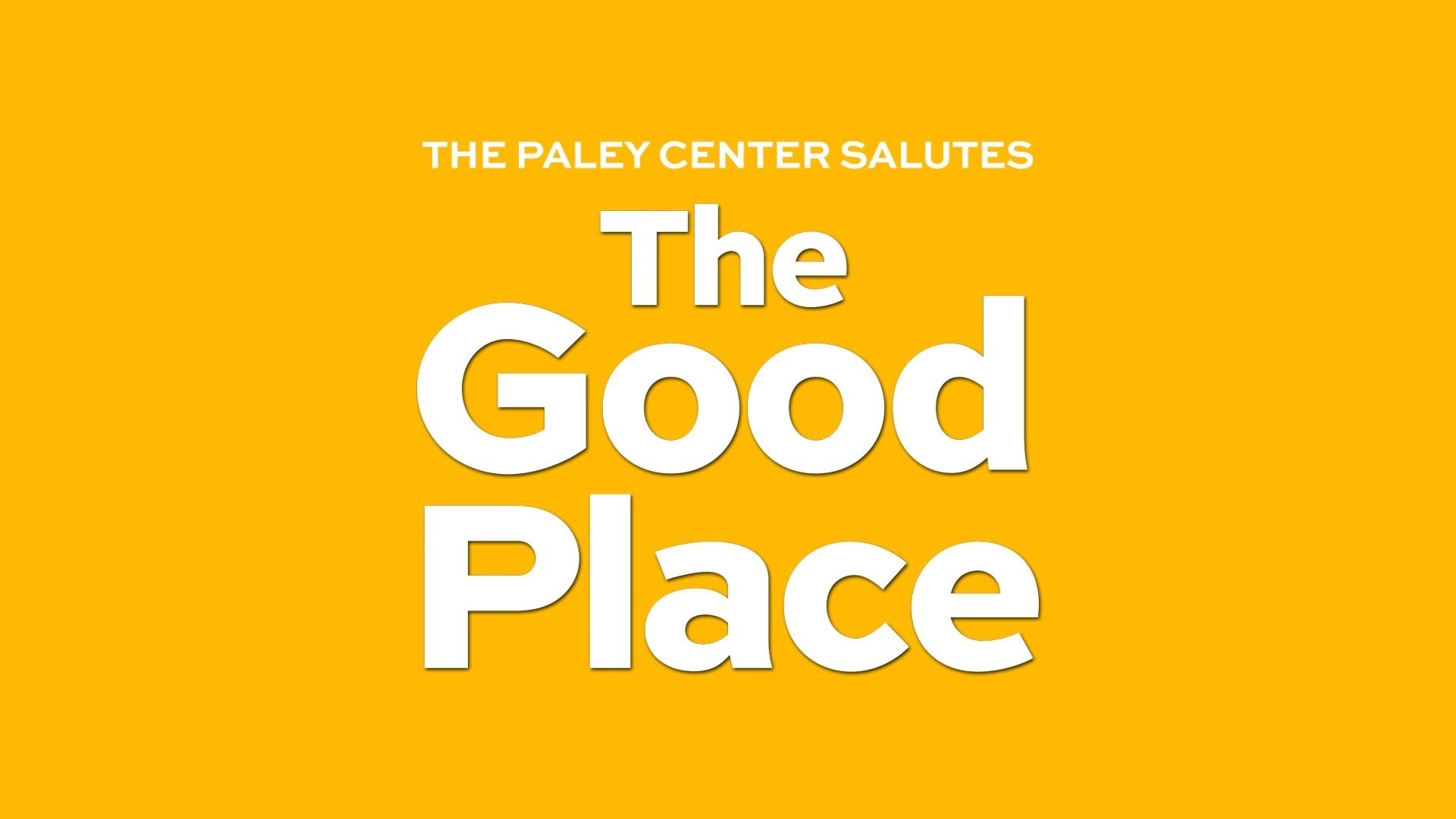 Backdrop for The Paley Center Salutes The Good Place
