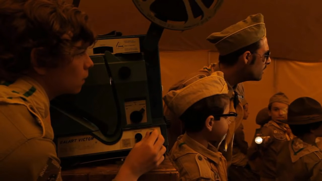 Backdrop for Cousin Ben Troop Screening