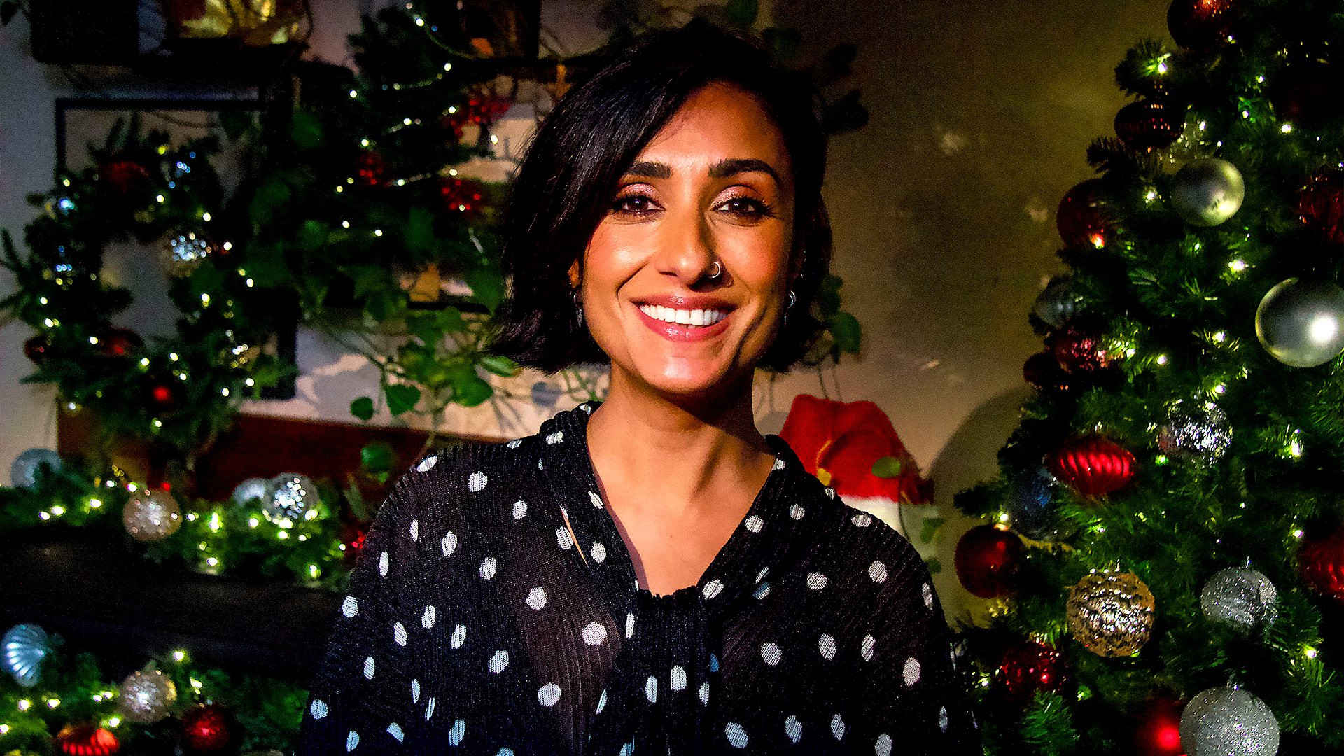 Backdrop for My Life at Christmas with Anita Rani