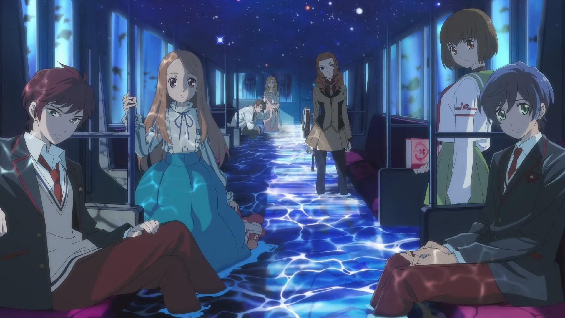 Backdrop for RE:cycle of the PENGUINDRUM Part 1: Your Train Is the Survival Tactic