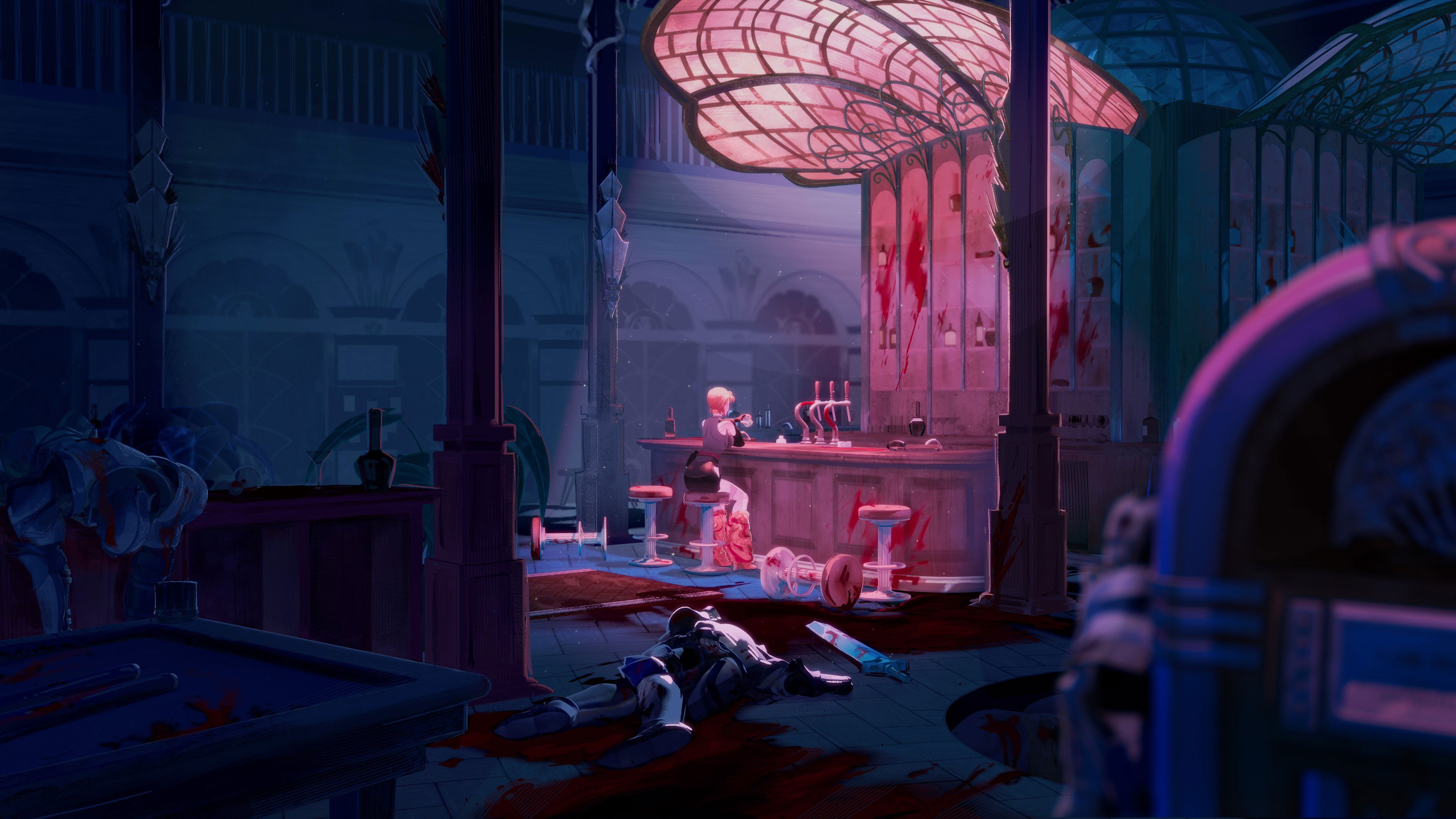 Backdrop for Dolly Baby - Twilight Fugitives