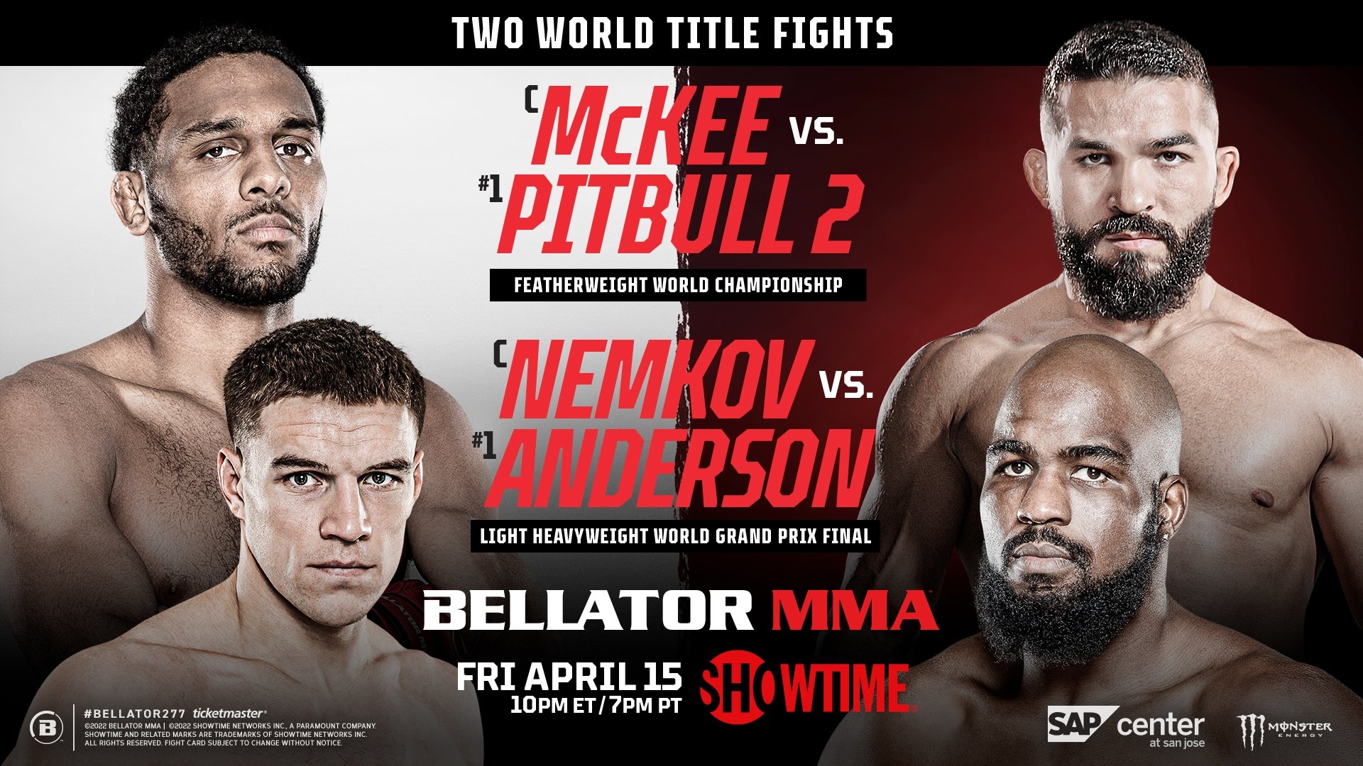Backdrop for Bellator 277: McKee vs. Pitbull 2