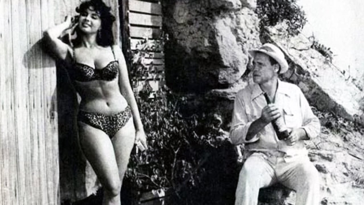 Backdrop for La leona