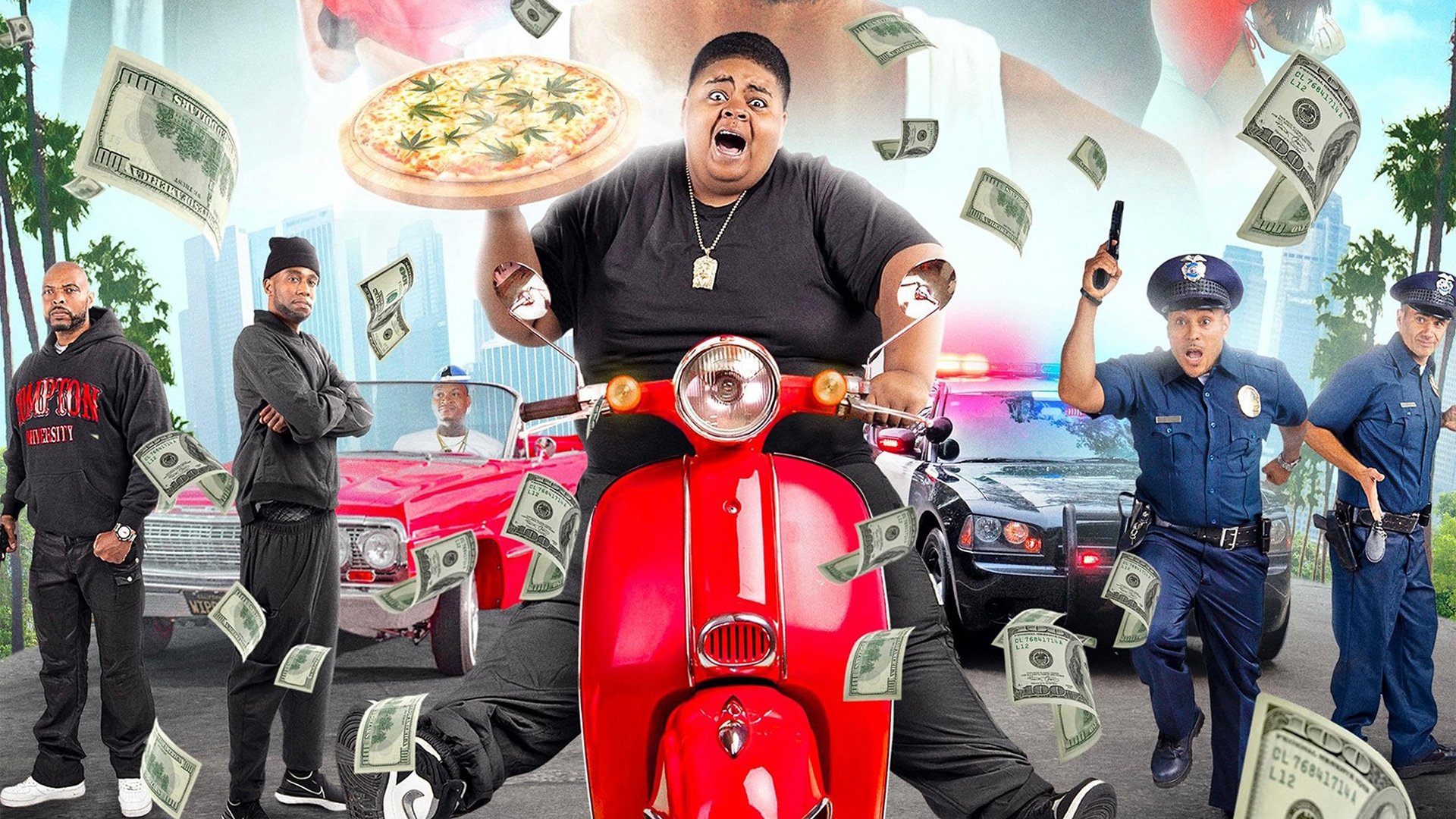 Backdrop for Bomb Pizza