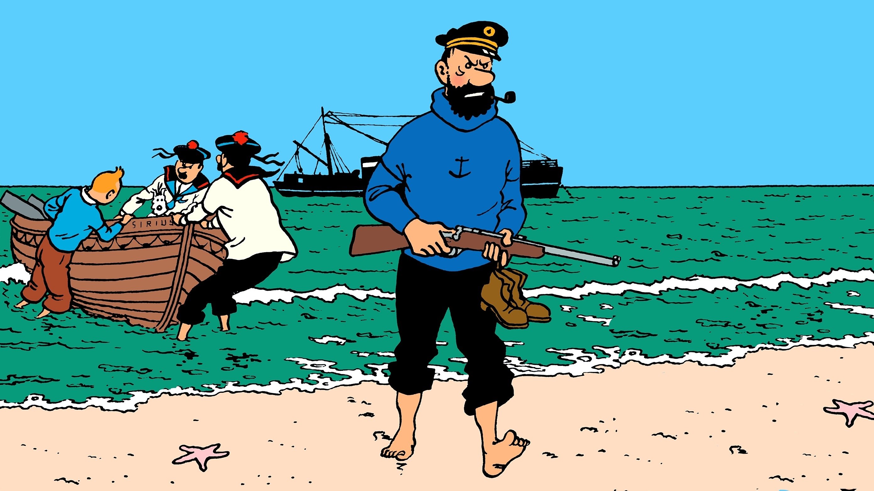Backdrop for The Adventures of Tintin