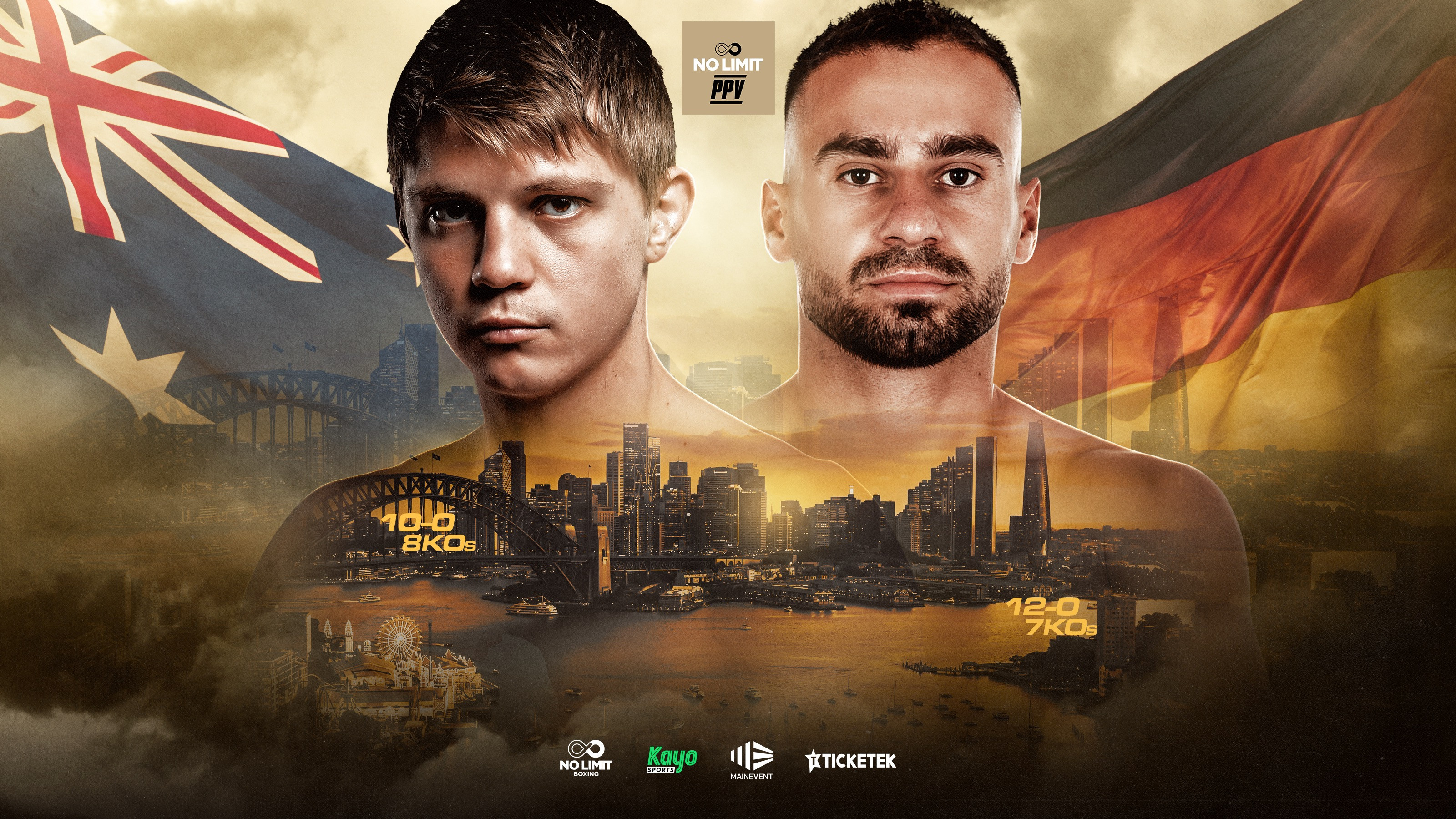 Backdrop for Nikita Tszyu vs. Lulzim Ismaili