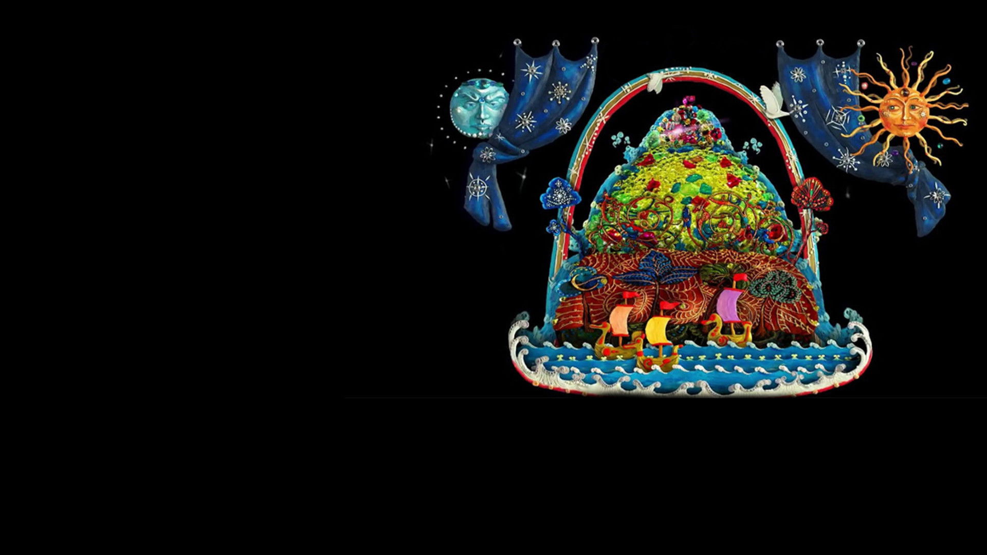 Backdrop for Mountain of Gems