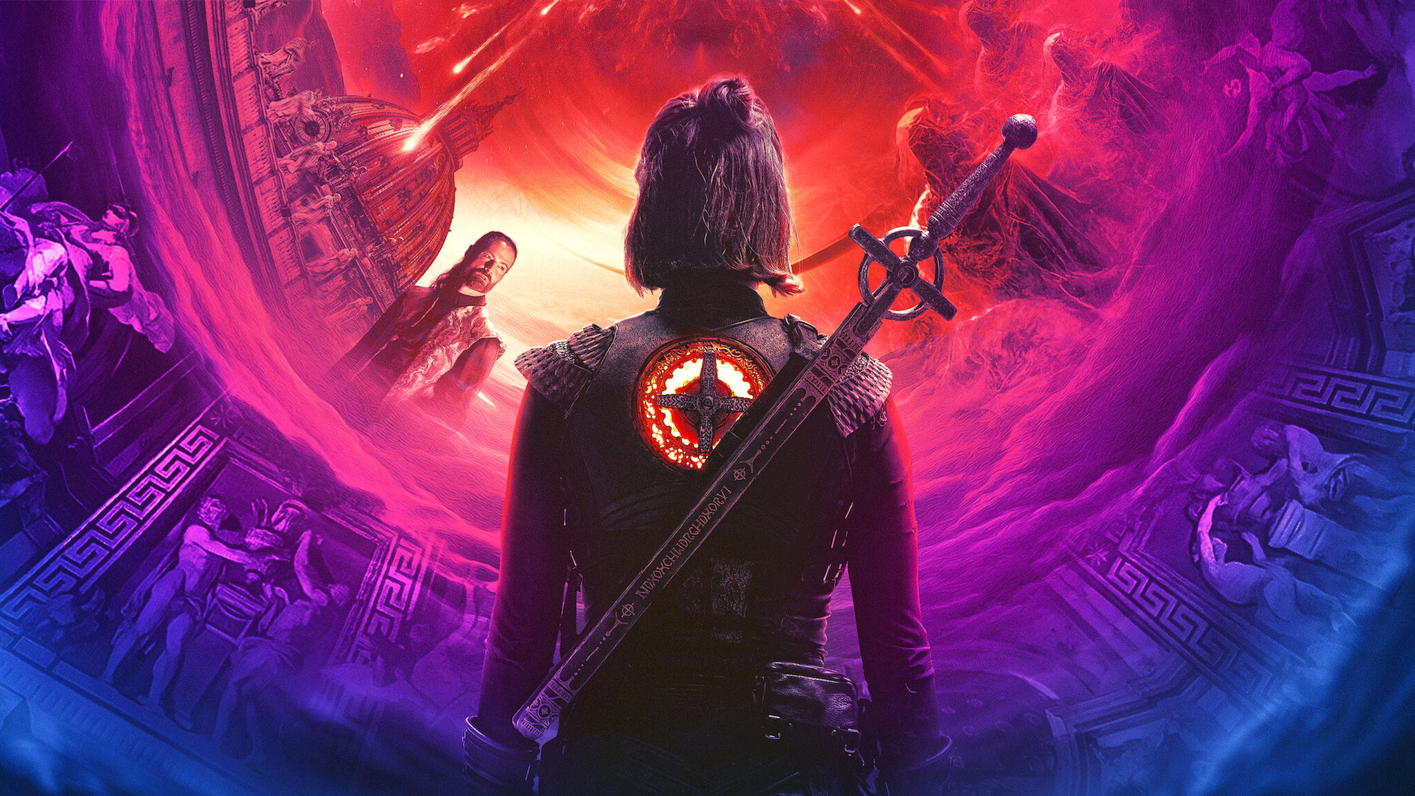 Backdrop for Warrior Nun