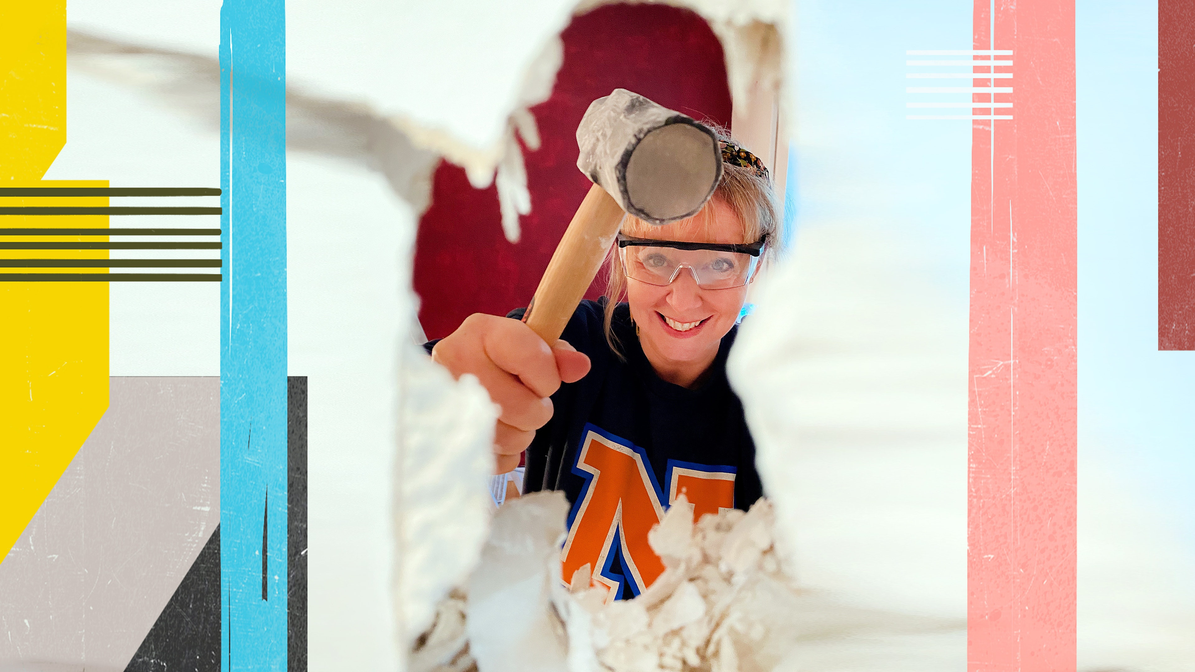 Backdrop for Puk renovates - with love and labor