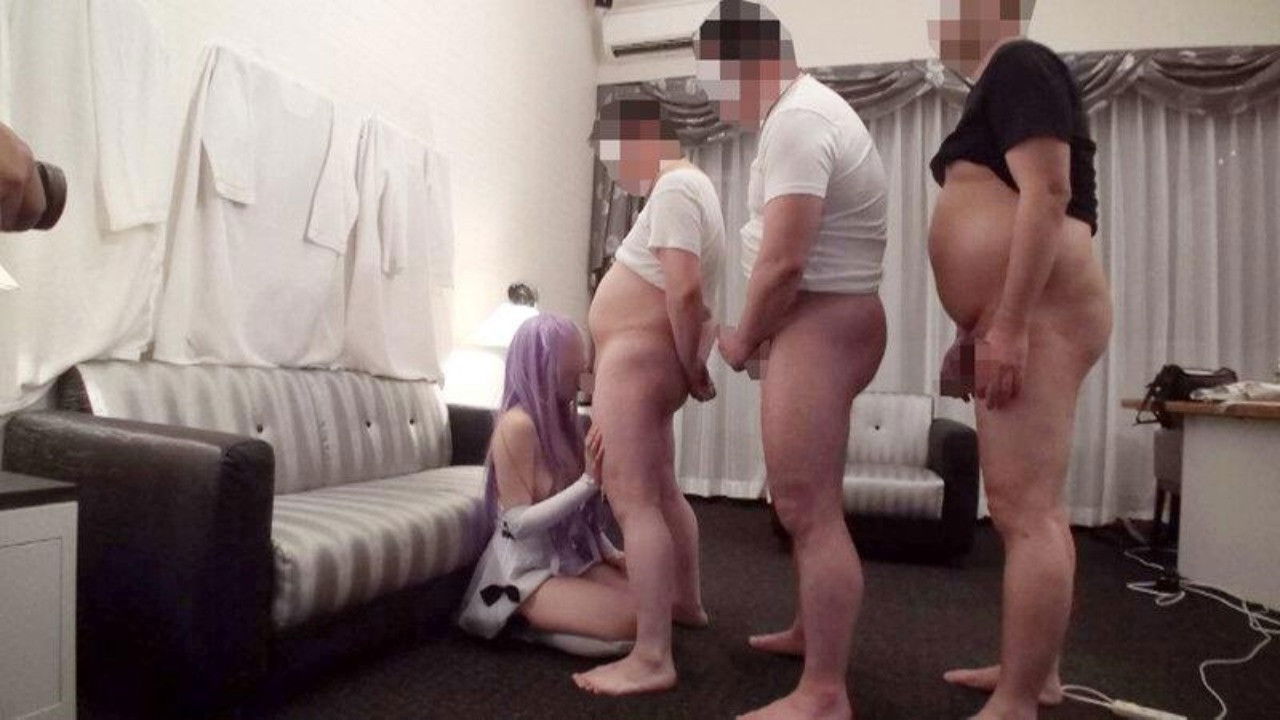 Backdrop for [Shy Beautiful Female Acquaintance x G Cup x Extreme Masochist] Local 19 Year Old. [Drinks Saliva Of Older Men And Deep Kisses Them Before Deepthroating All Their Cocks, Spraying Her Pussy Juice, And Getting 5 Cumshots All Over Her…