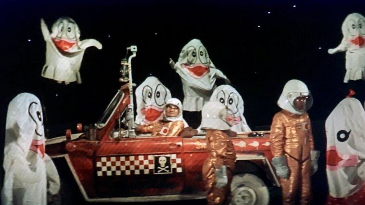 Backdrop for A Comedy in Front of the Station: Manga