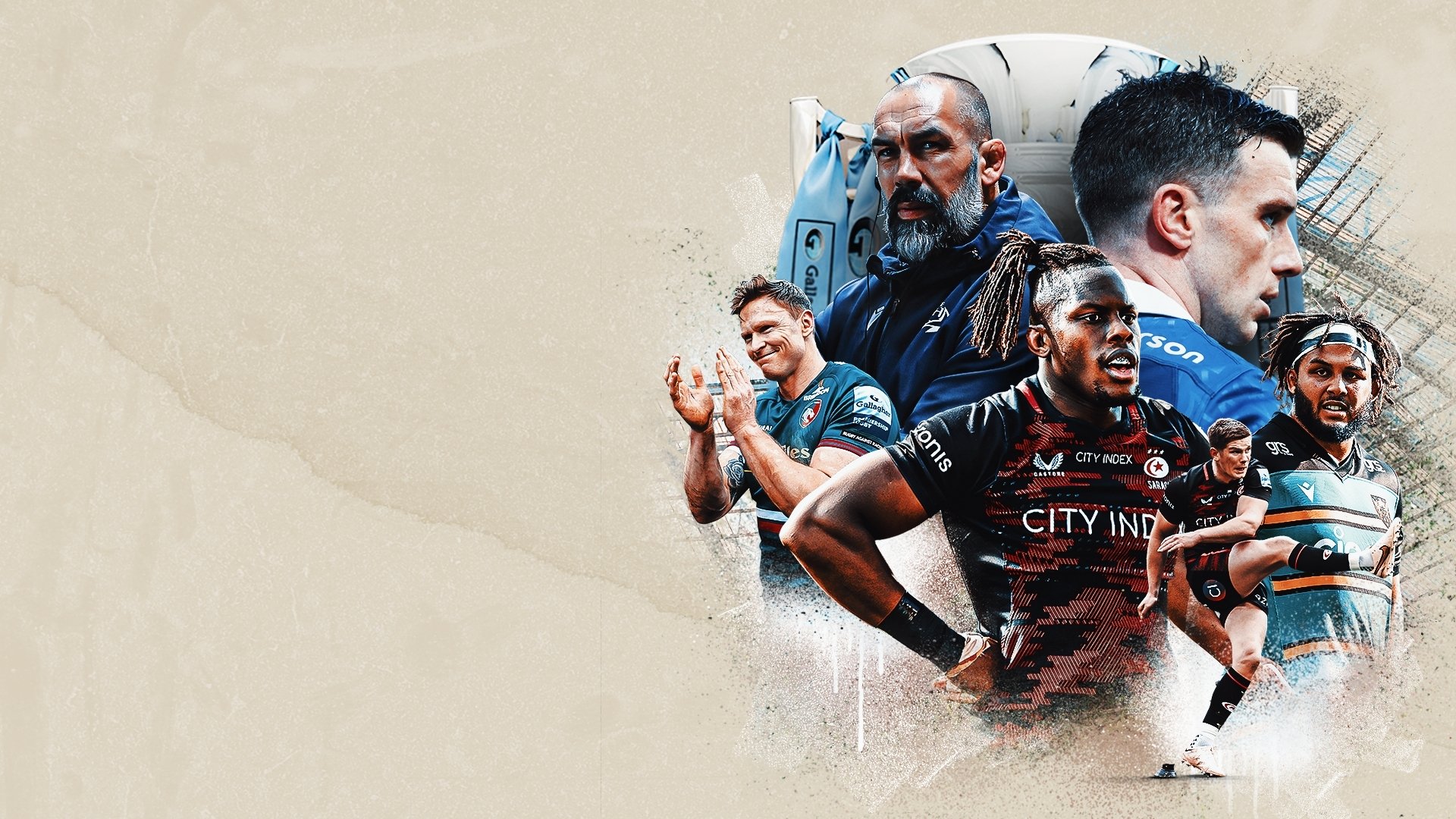 Backdrop for Mud, Sweat and Tears: Premiership Rugby