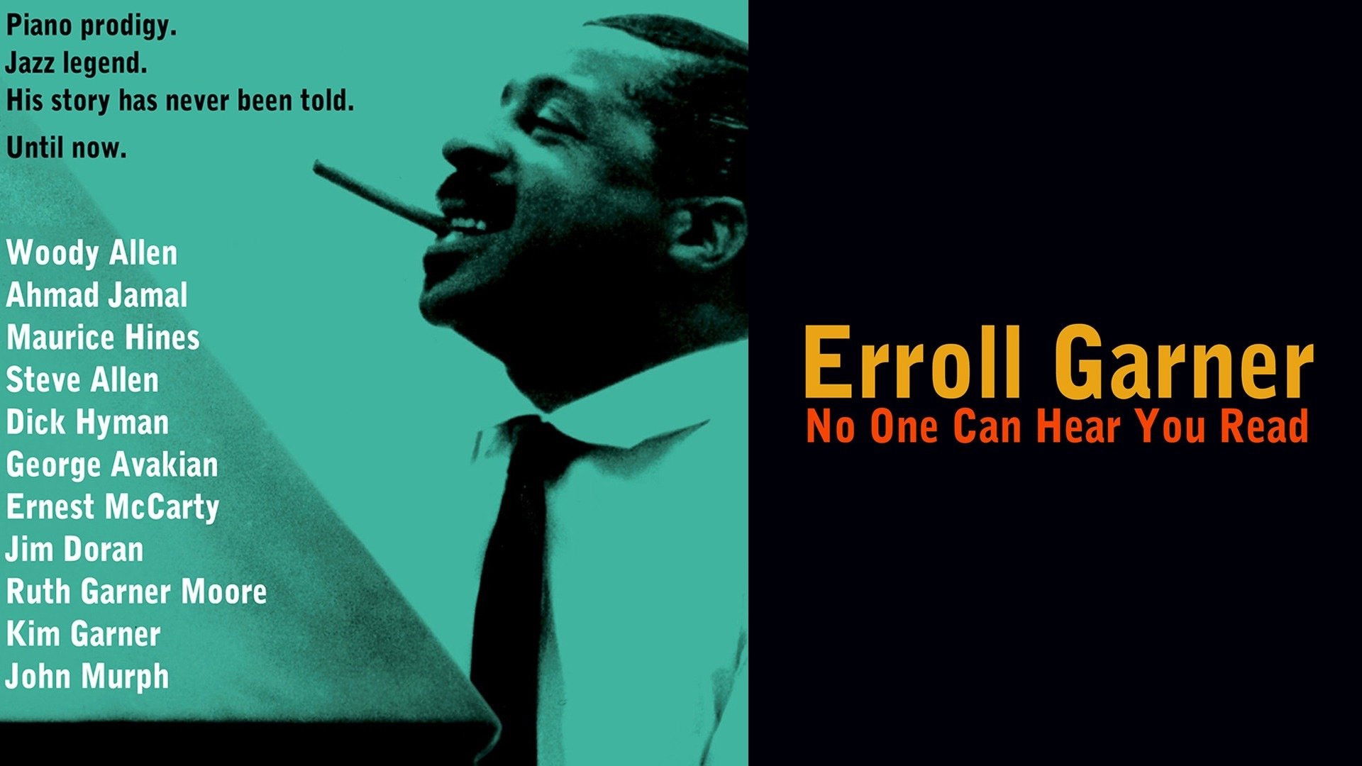 Backdrop for Erroll Garner: No One Can Hear You Read