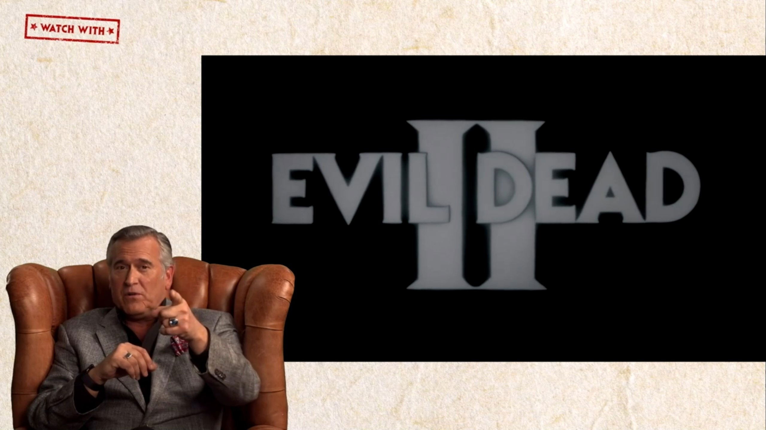 Backdrop for Watch With... Bruce Campbell presents Evil Dead II