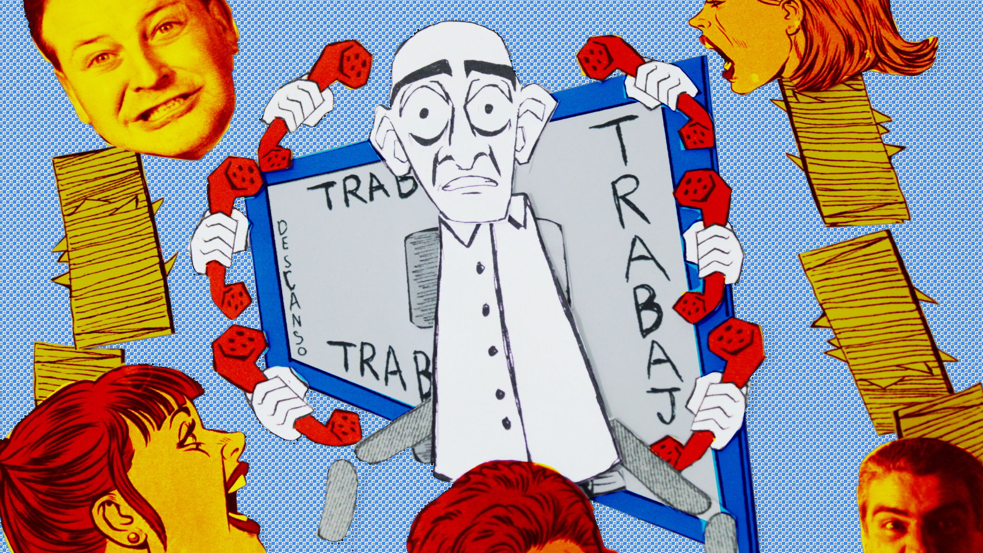 Backdrop for Estrés