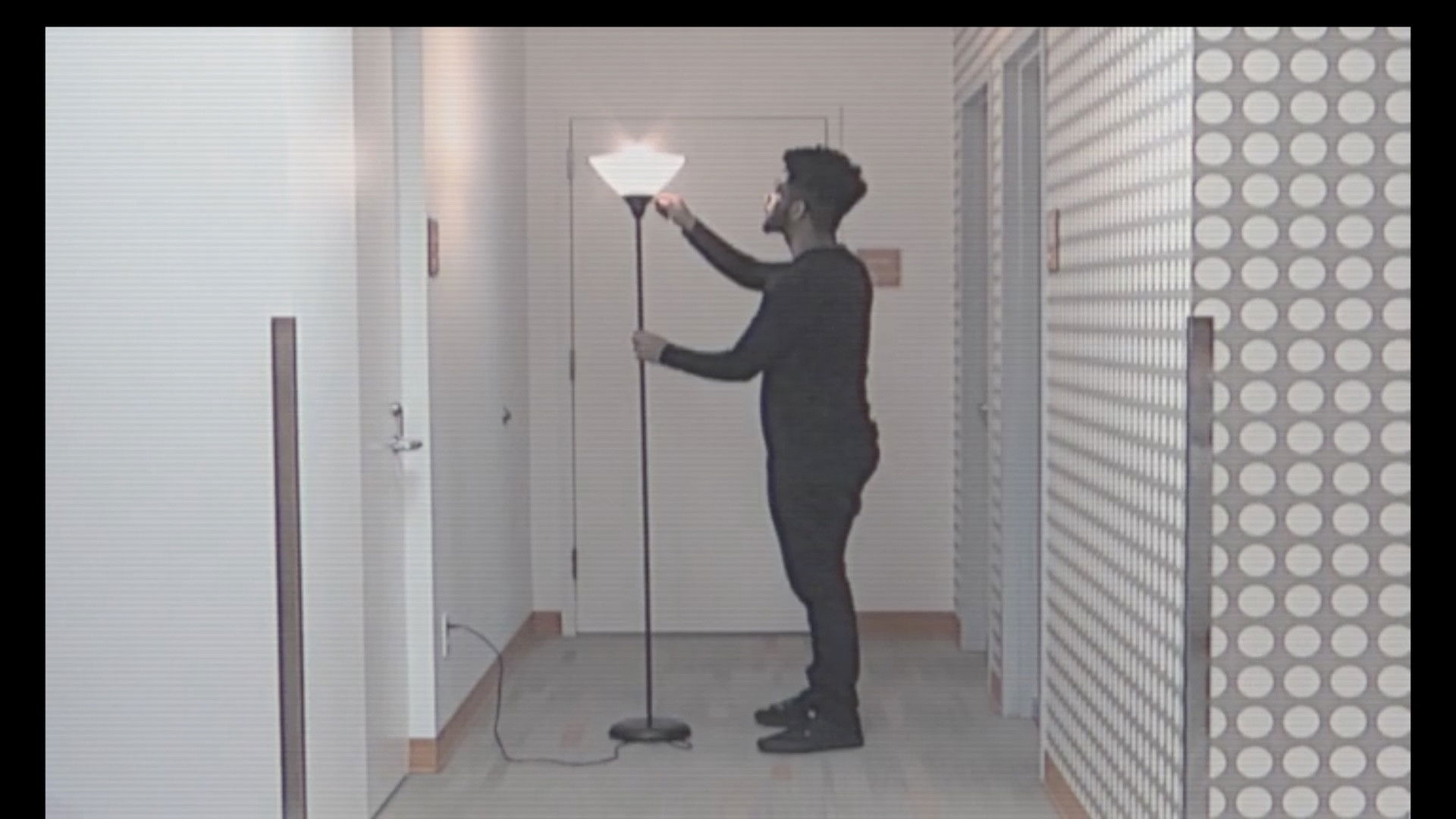 Backdrop for weird lamp