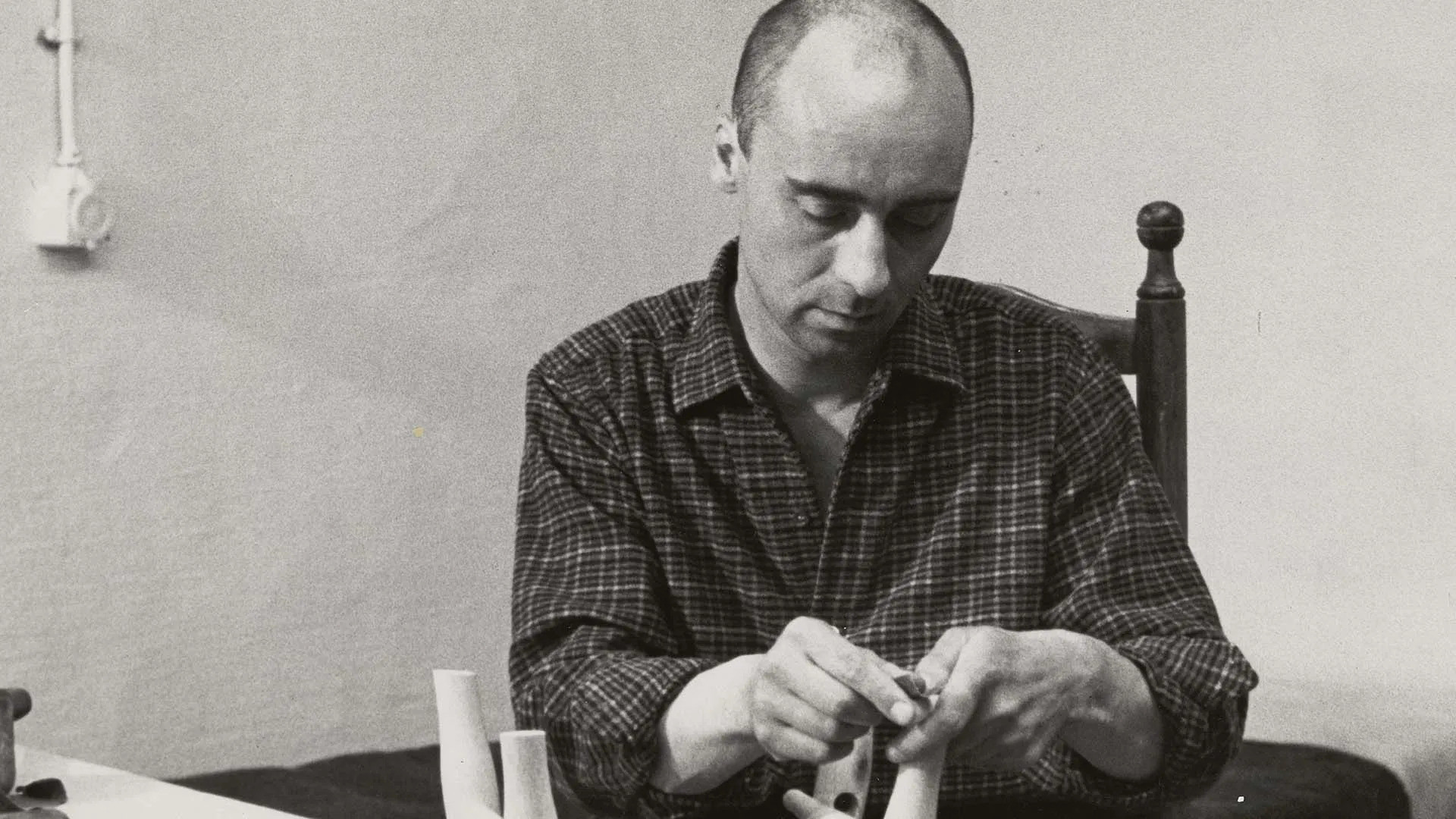 Backdrop for The Man Who Had His Hair Cut Short