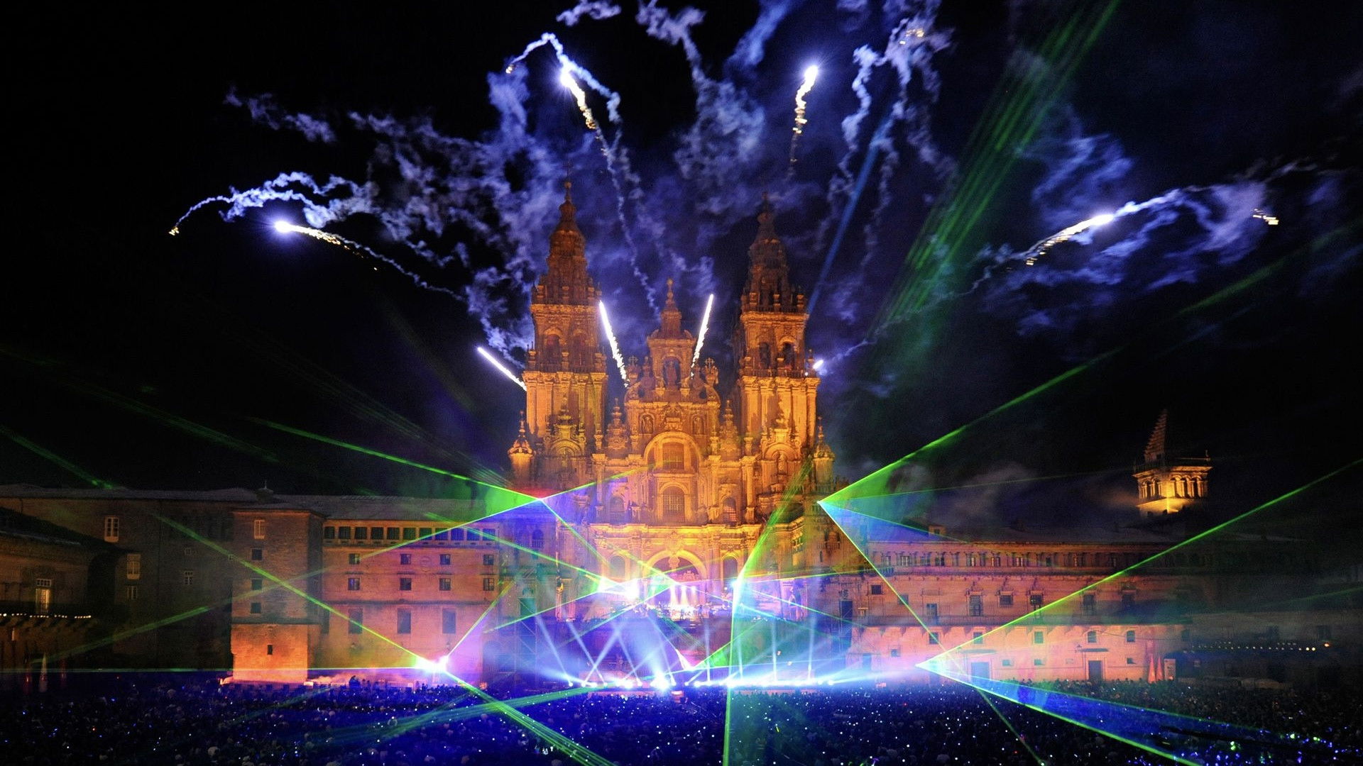Backdrop for Jean Michel Jarre: Live in Santiago de Compostela