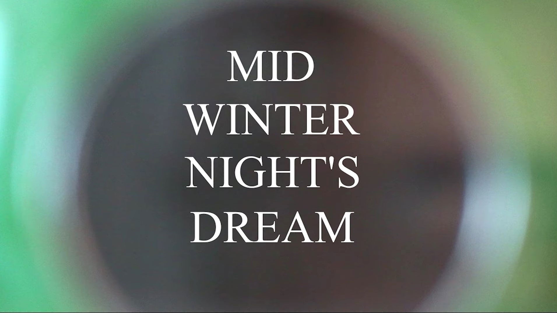 Backdrop for MIDWINTER NIGHT'S DREAM