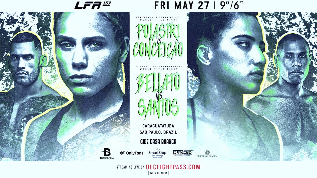 Backdrop for LFA 159: Bellato vs. dos Santos