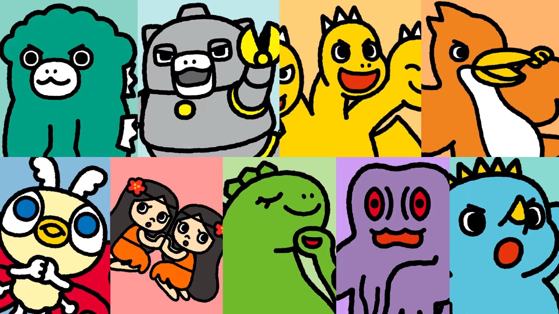 Backdrop for Chibi Godzilla Raids Again