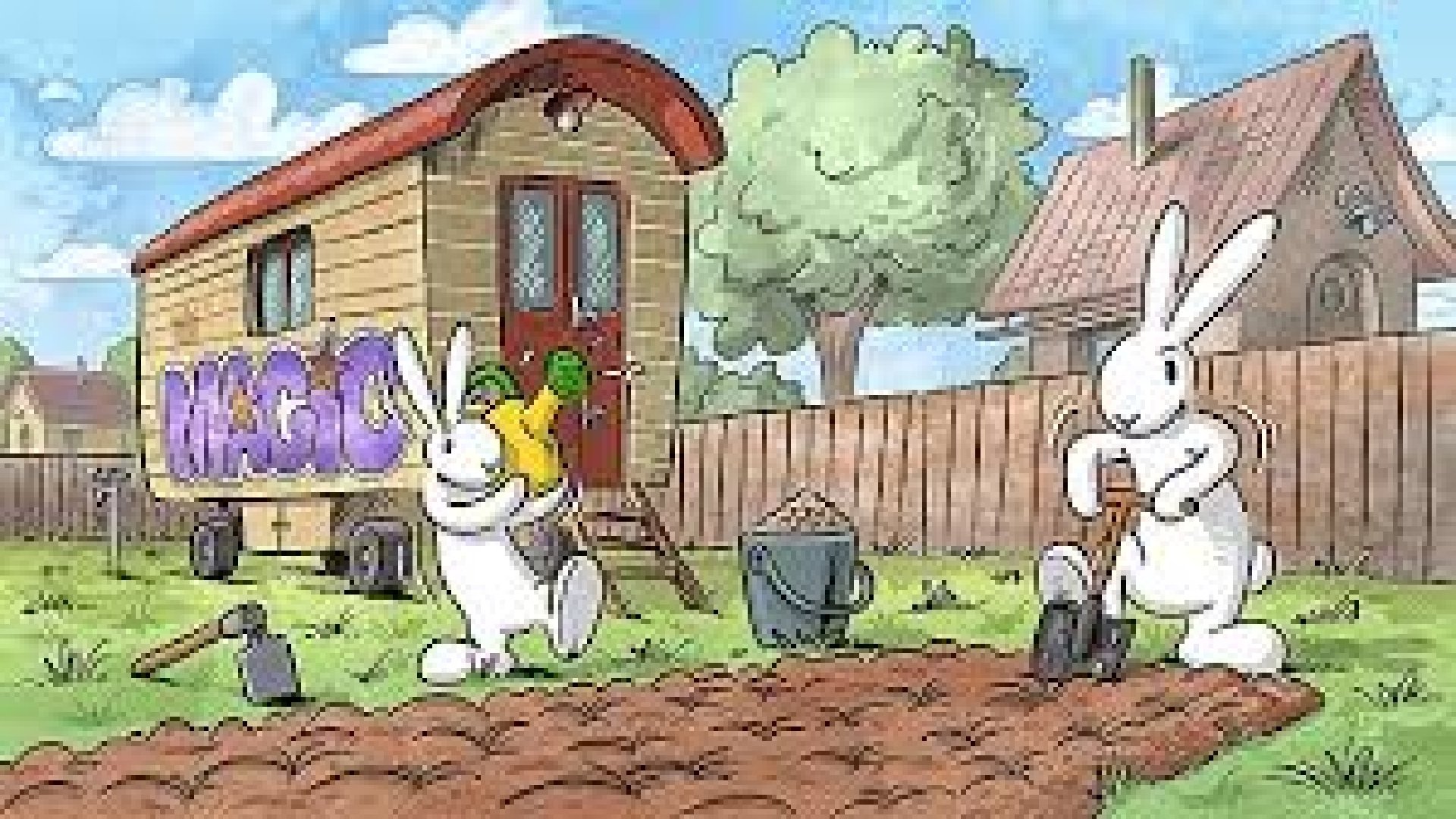 Backdrop for Bob and Bobek in the movie: On the Trail of the Carrot Eater