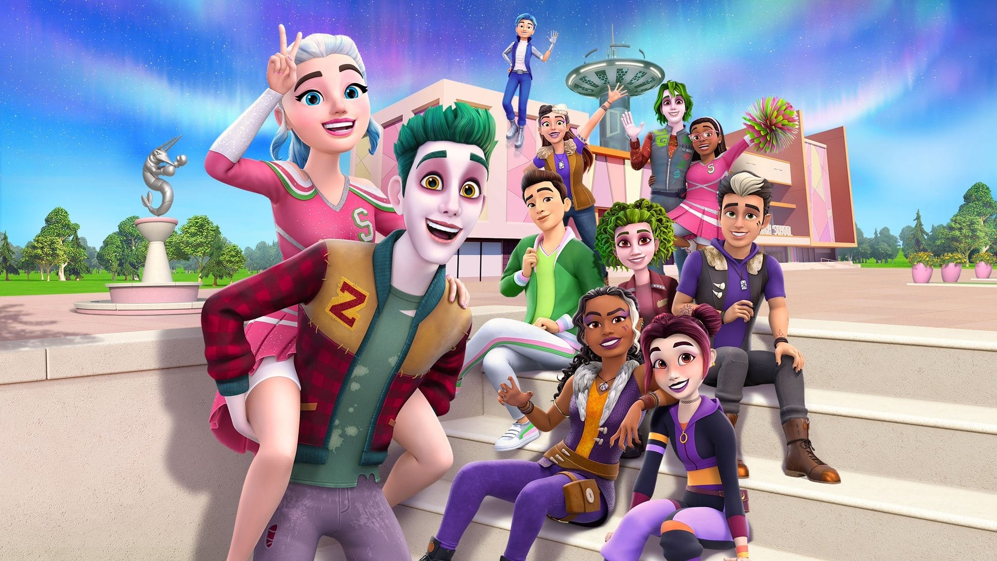 Backdrop for Zombies: The Re-Animated Series