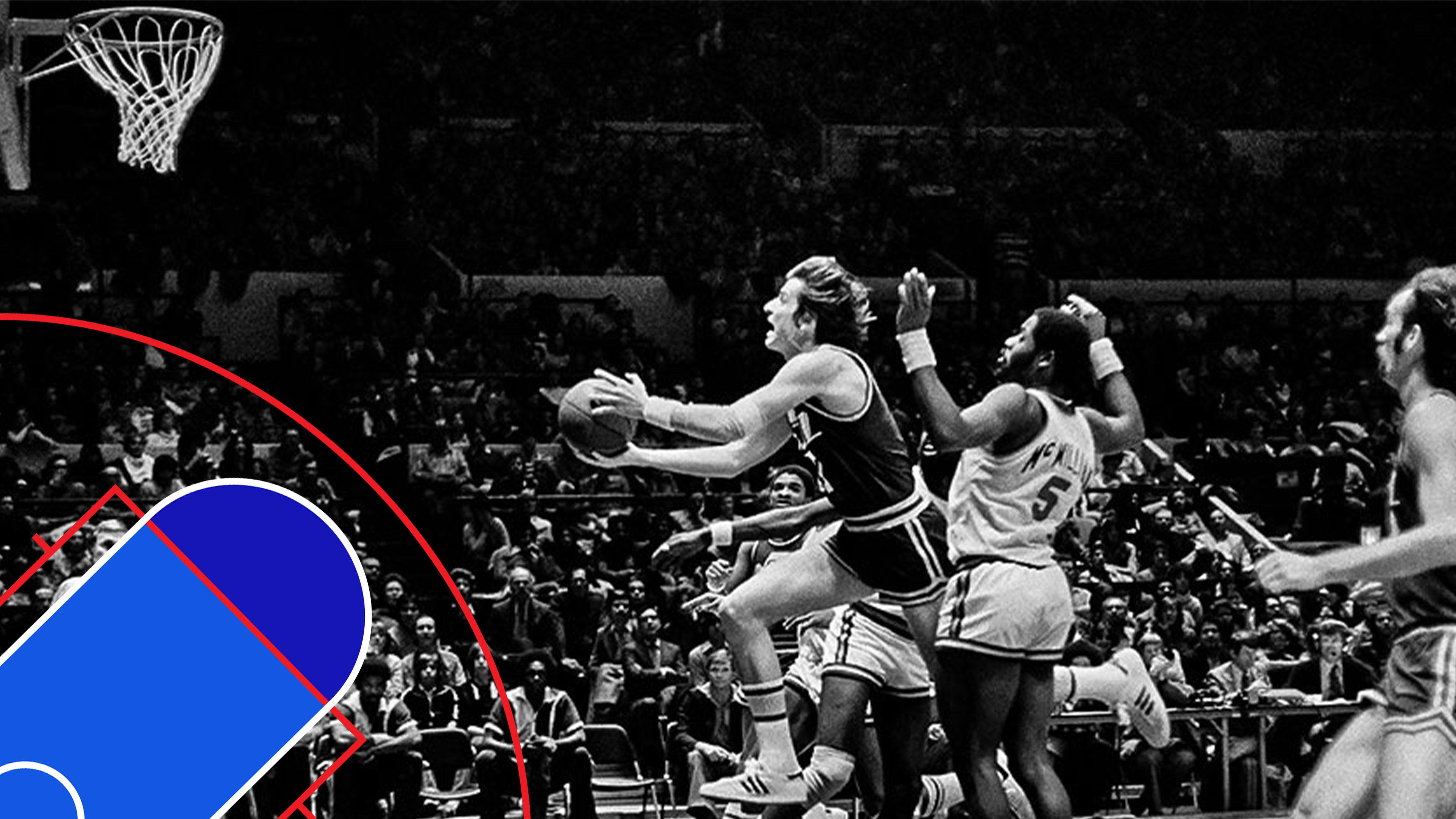 Backdrop for Maravich's 68