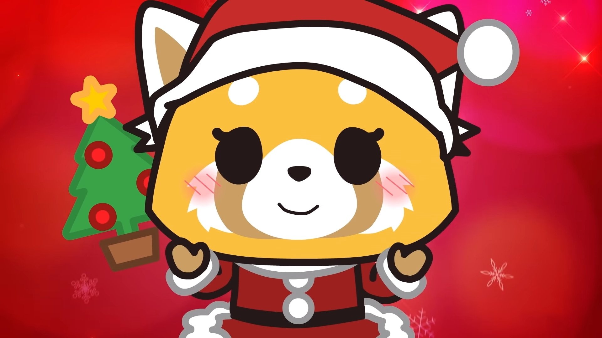 Backdrop for Aggretsuko: We Wish You a Metal Christmas