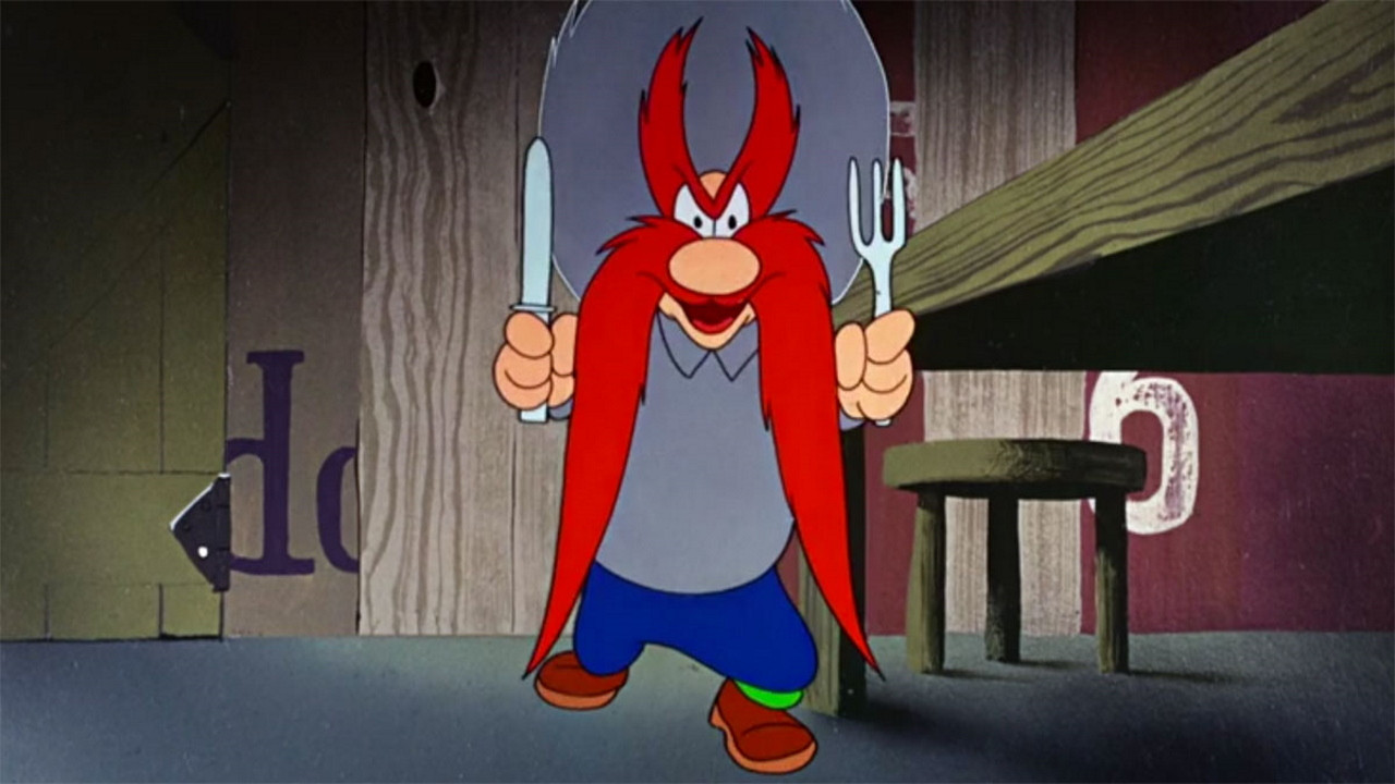 Backdrop for Along Came Daffy