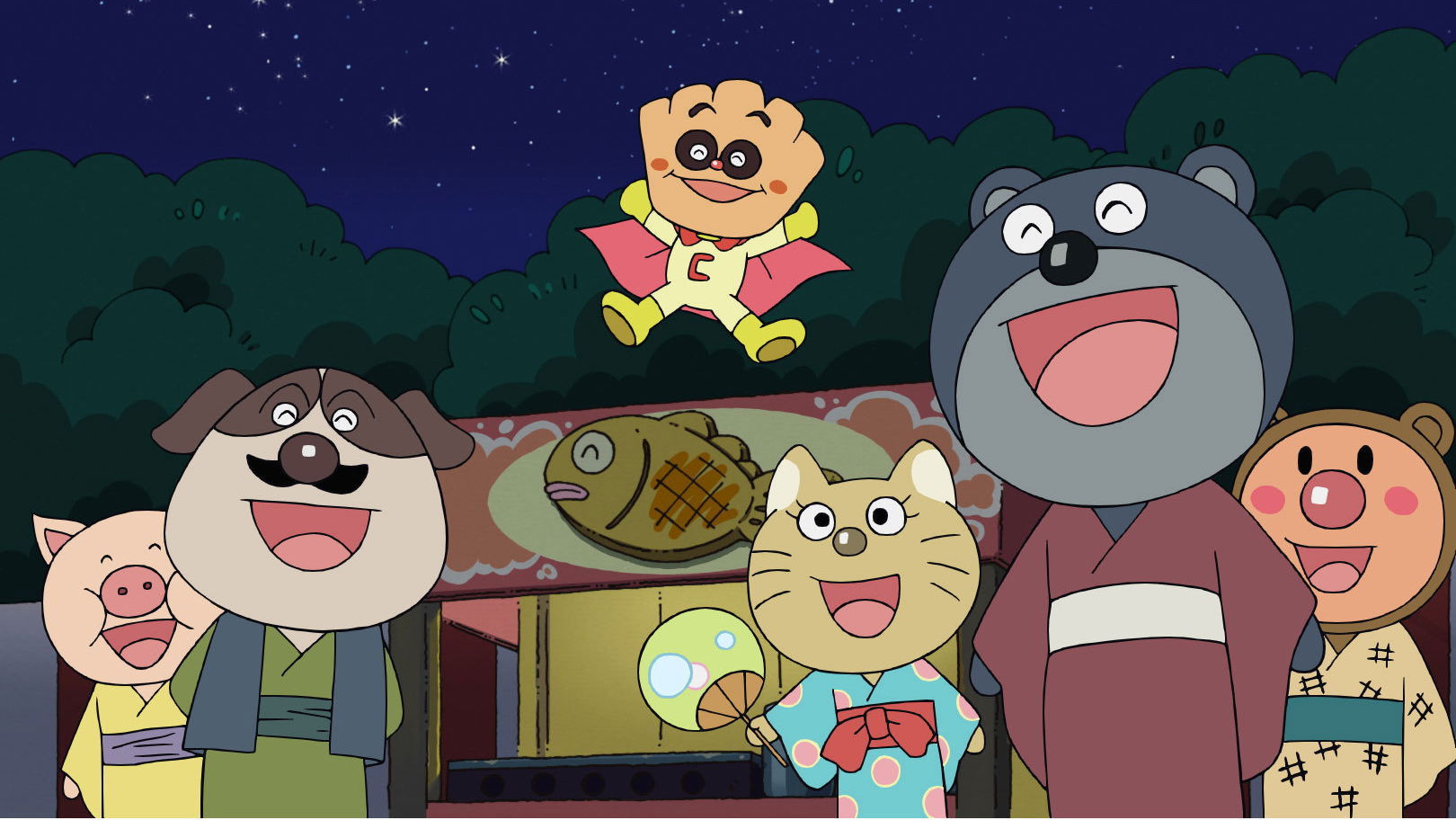 Backdrop for Go! Anpanman: Rescue! Kokorin and the Star of Miracles