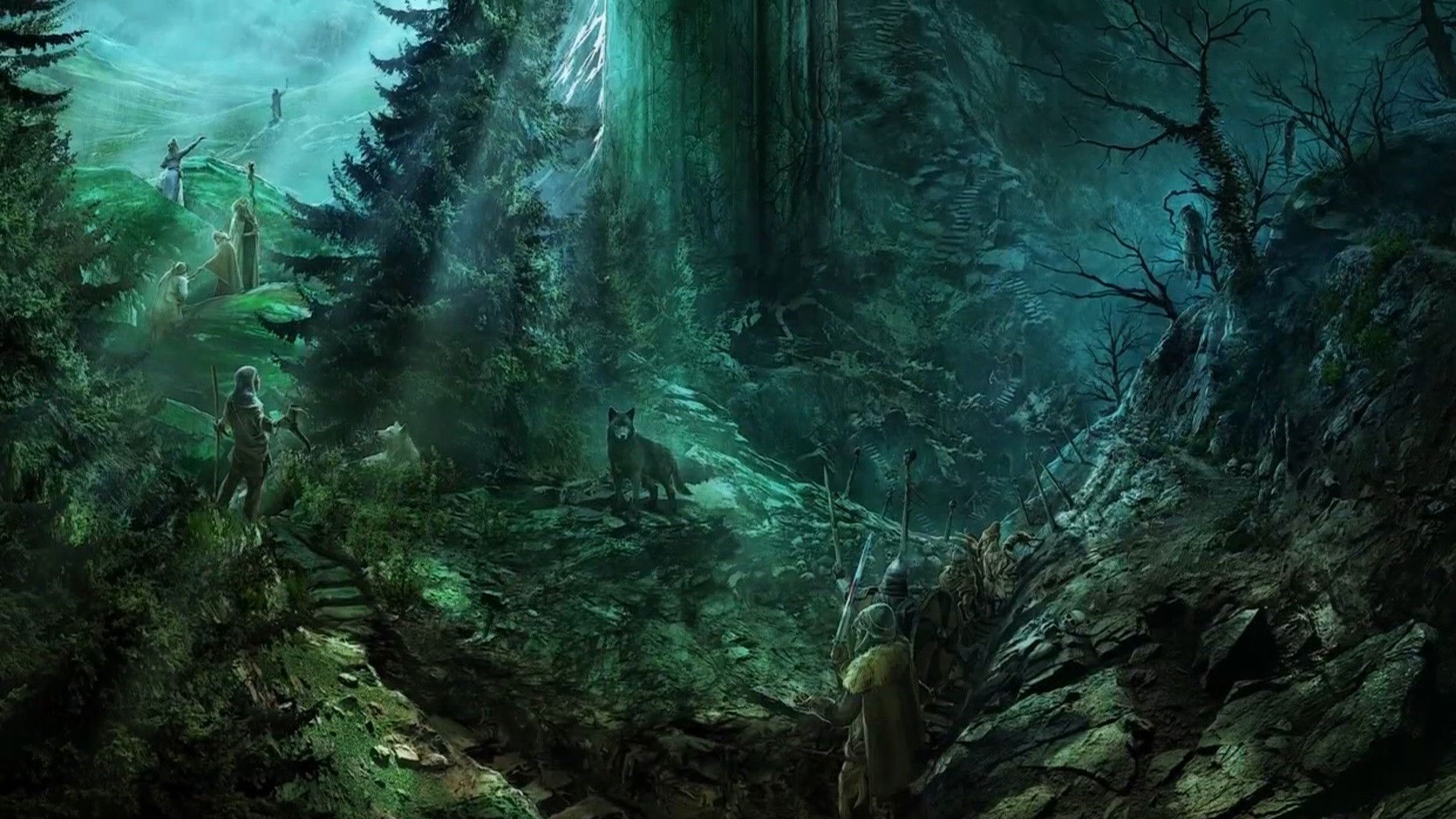 Backdrop for Ensiferum: Acoustic Live @ On the Rocks