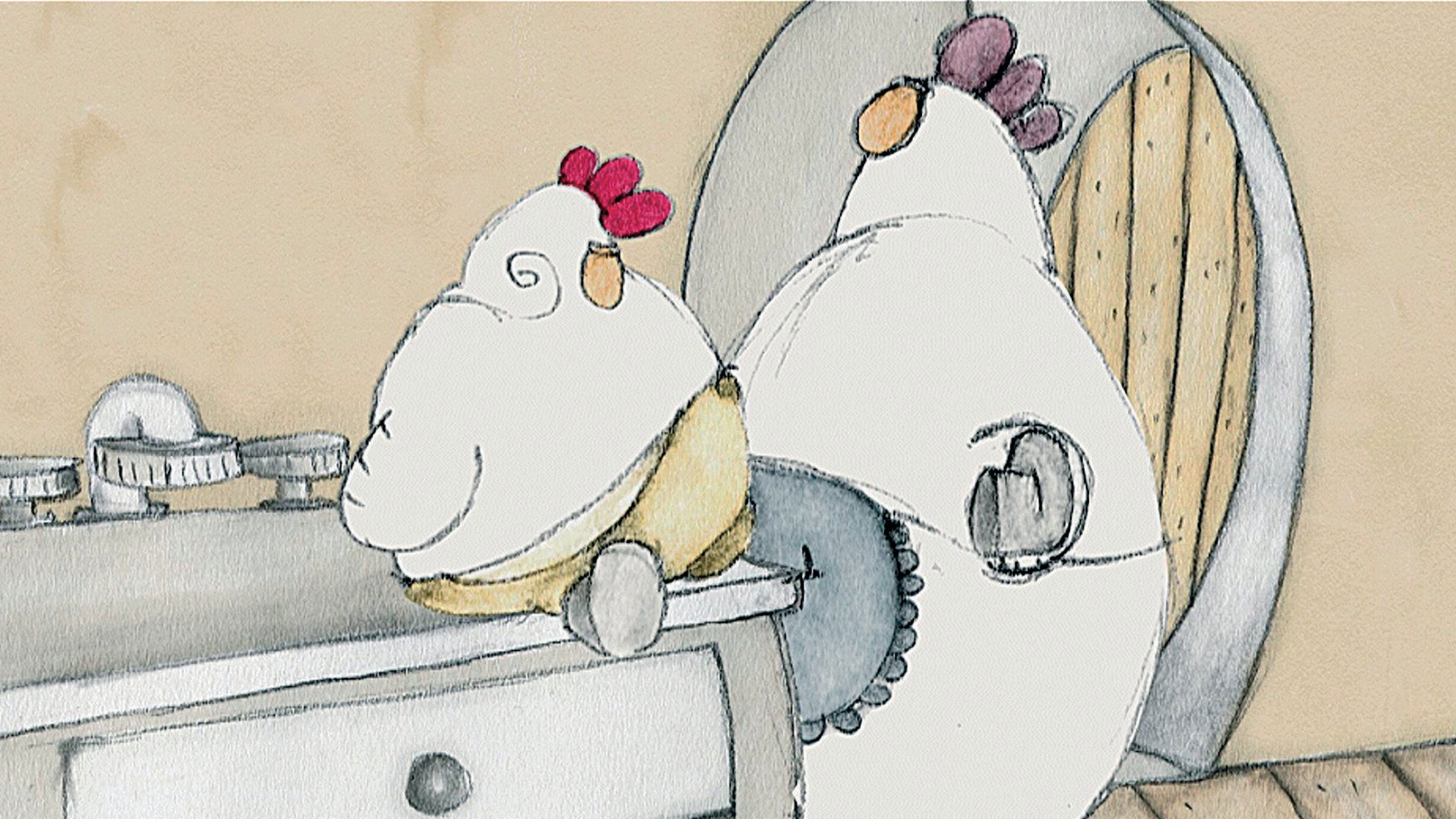 Backdrop for At Home with Mrs. Hen