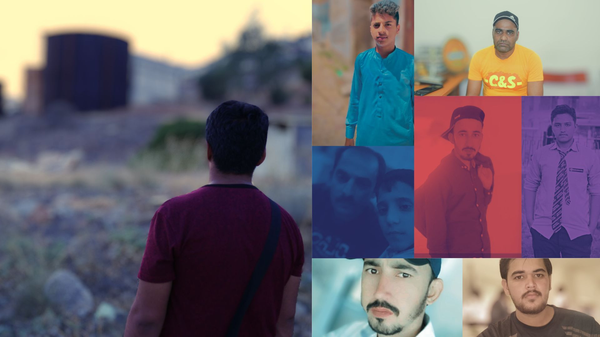 Backdrop for The Pigeons of Lahore