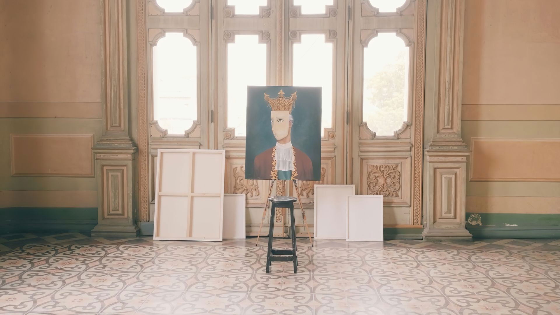 Backdrop for I would Like to become Art