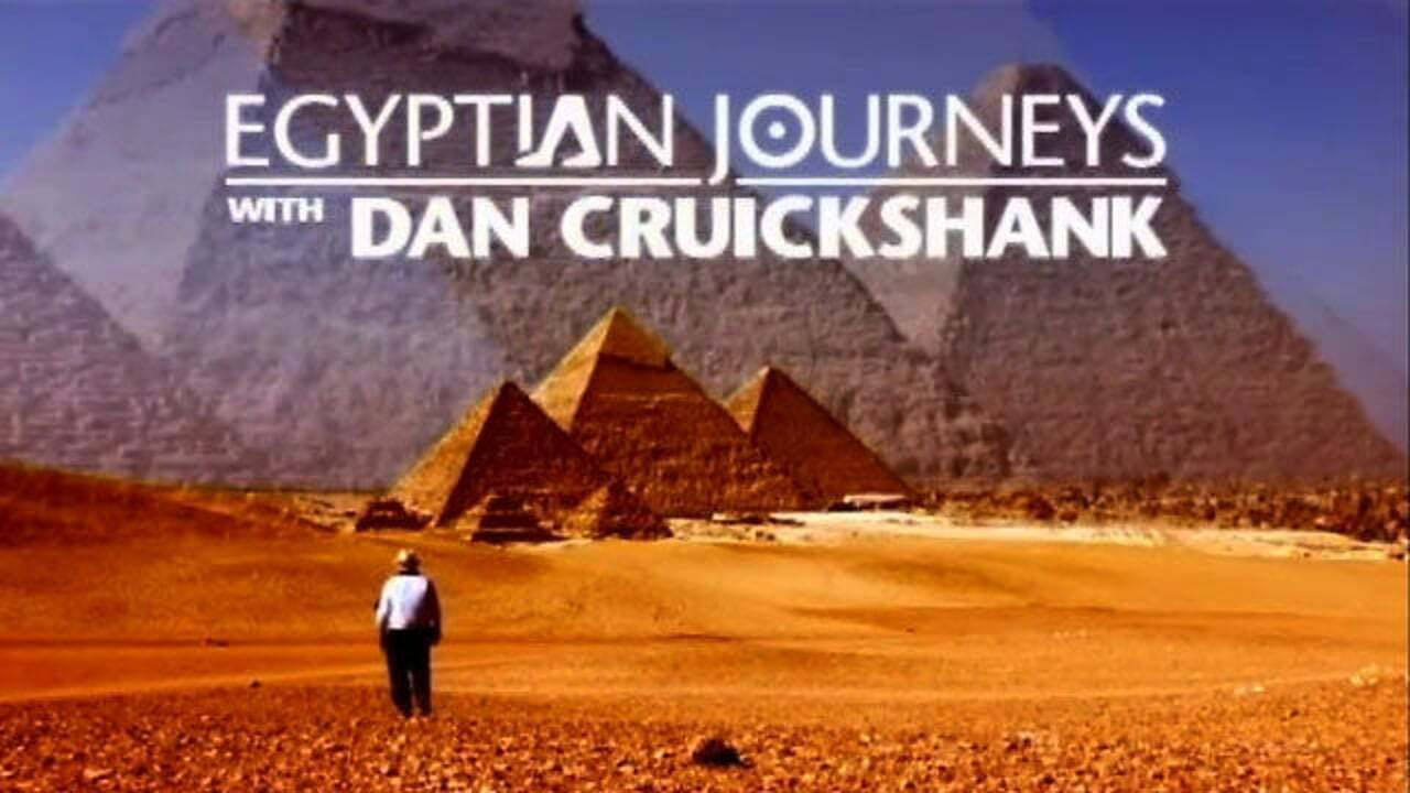 Backdrop for Egyptian Journeys with Dan Cruickshank
