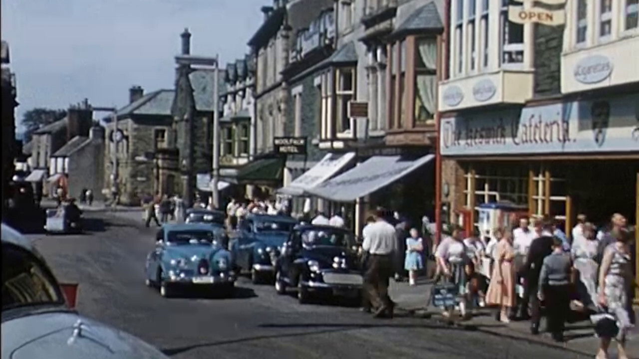 Backdrop for Car Tourist in Great Britain