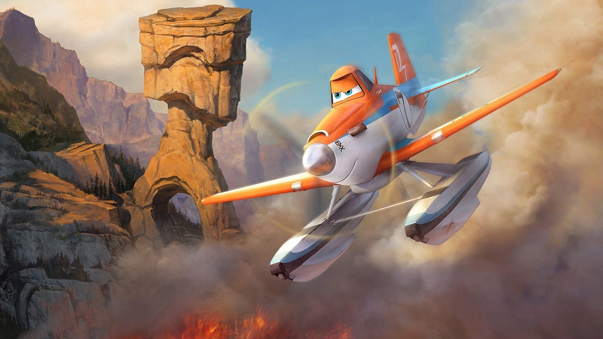 Backdrop for Planes | Fire and Rescue: Smokejumpers