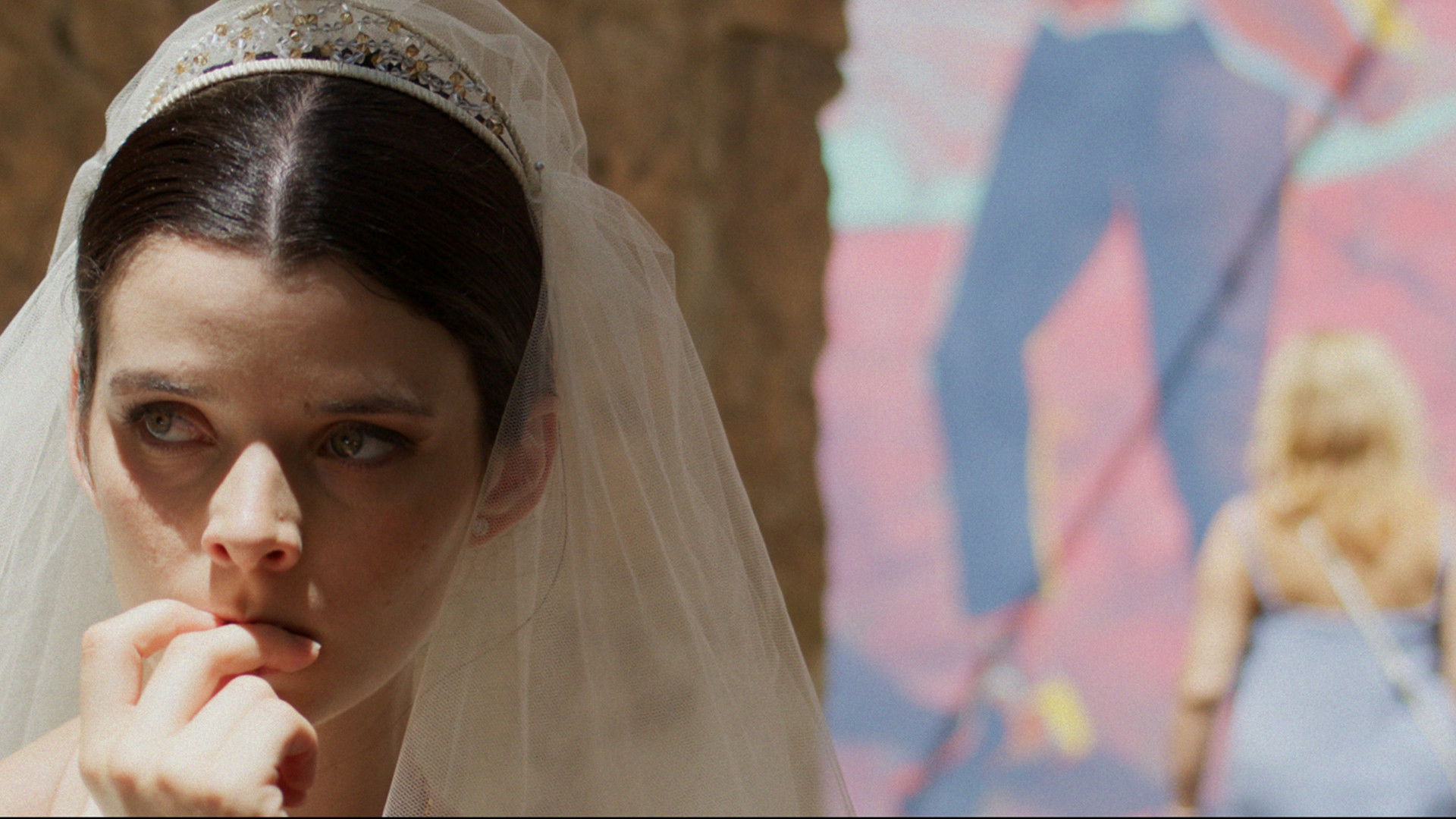 Backdrop for Girls in white never go alone