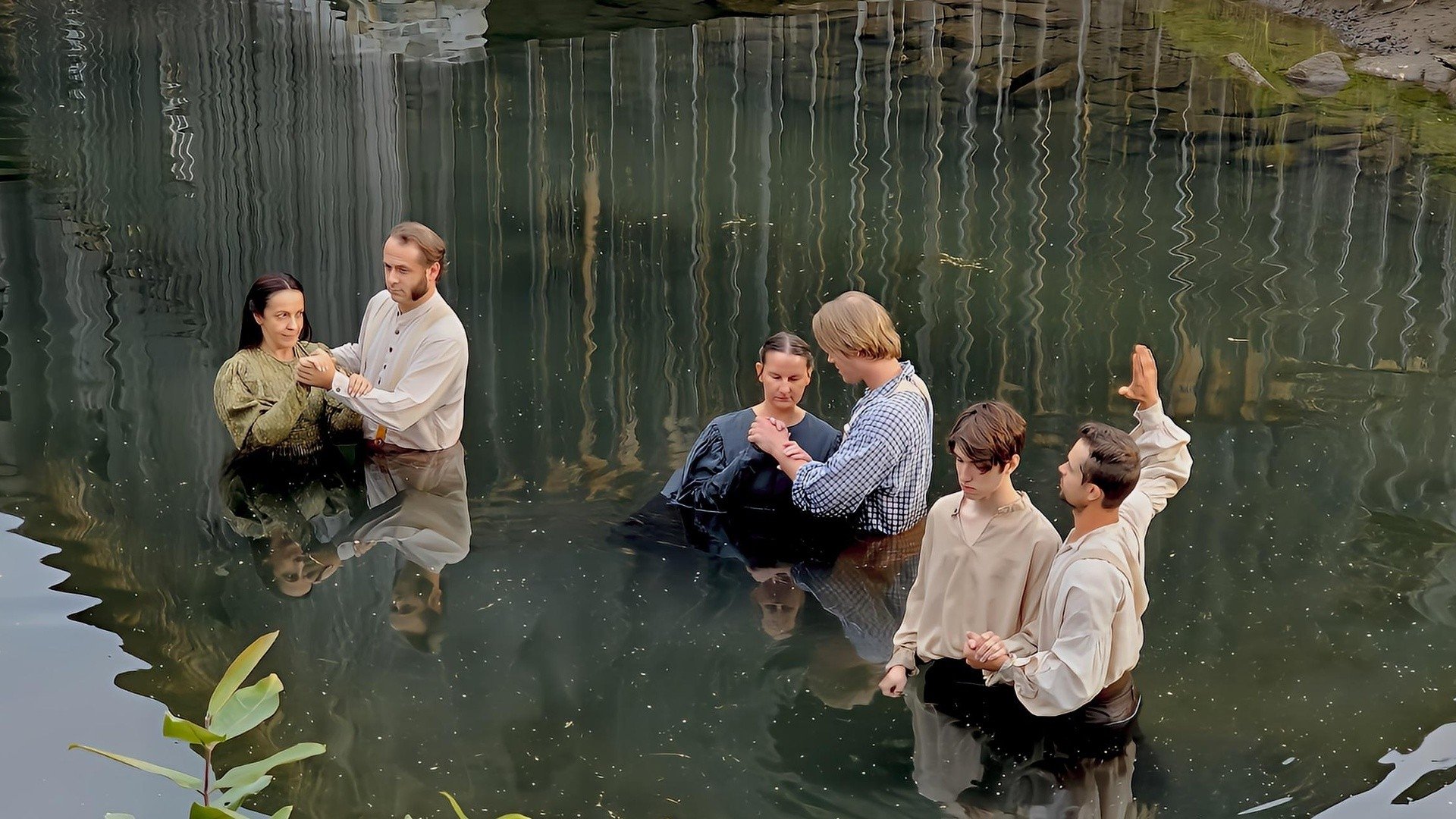 Backdrop for Six Days in August