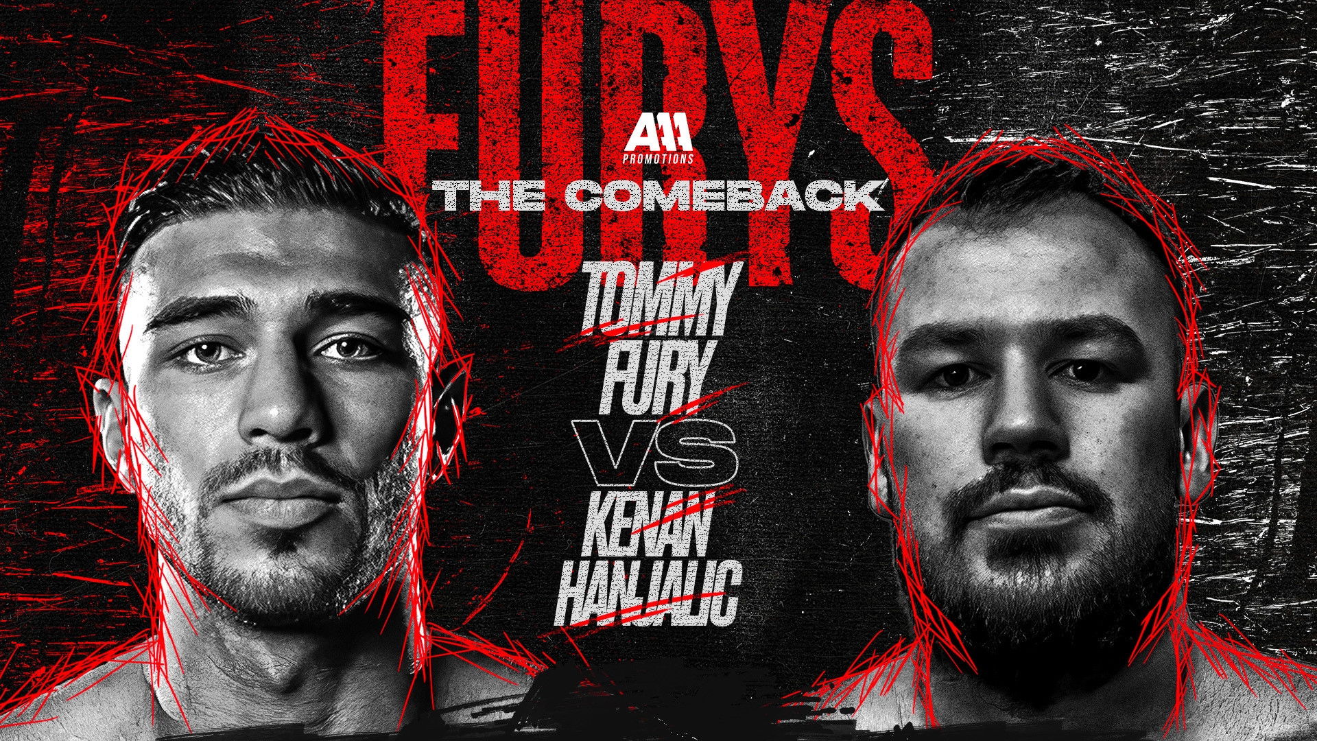 Backdrop for Tommy Fury vs. Kenan Hanjalic