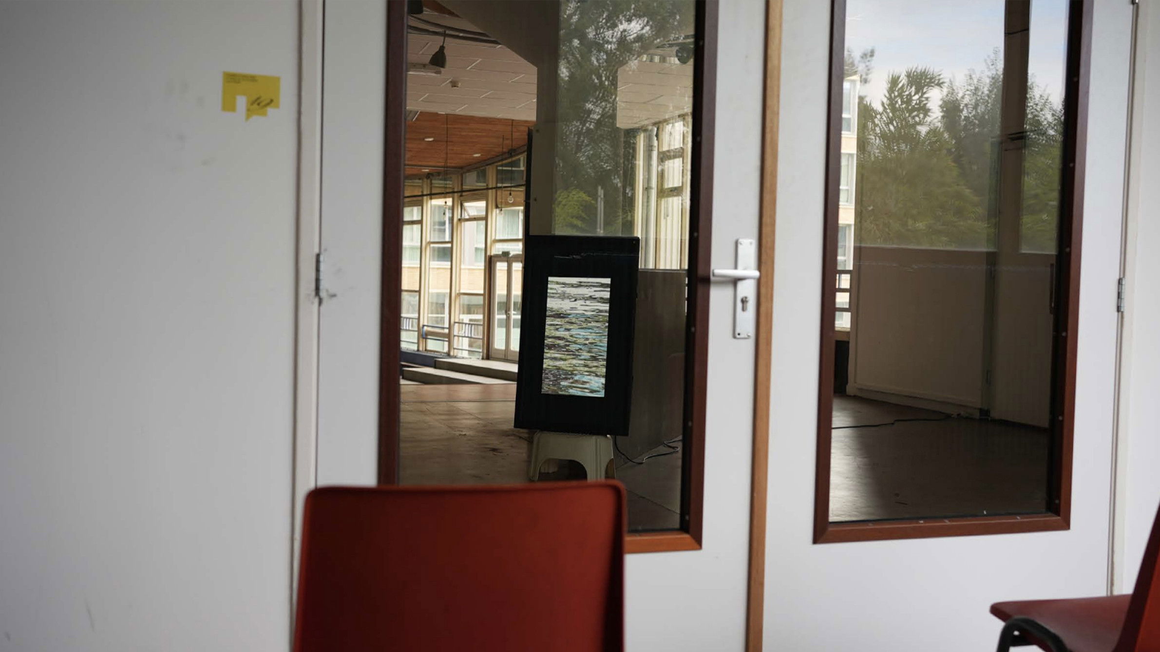 Backdrop for A puddle of water held in shape by my thoughts