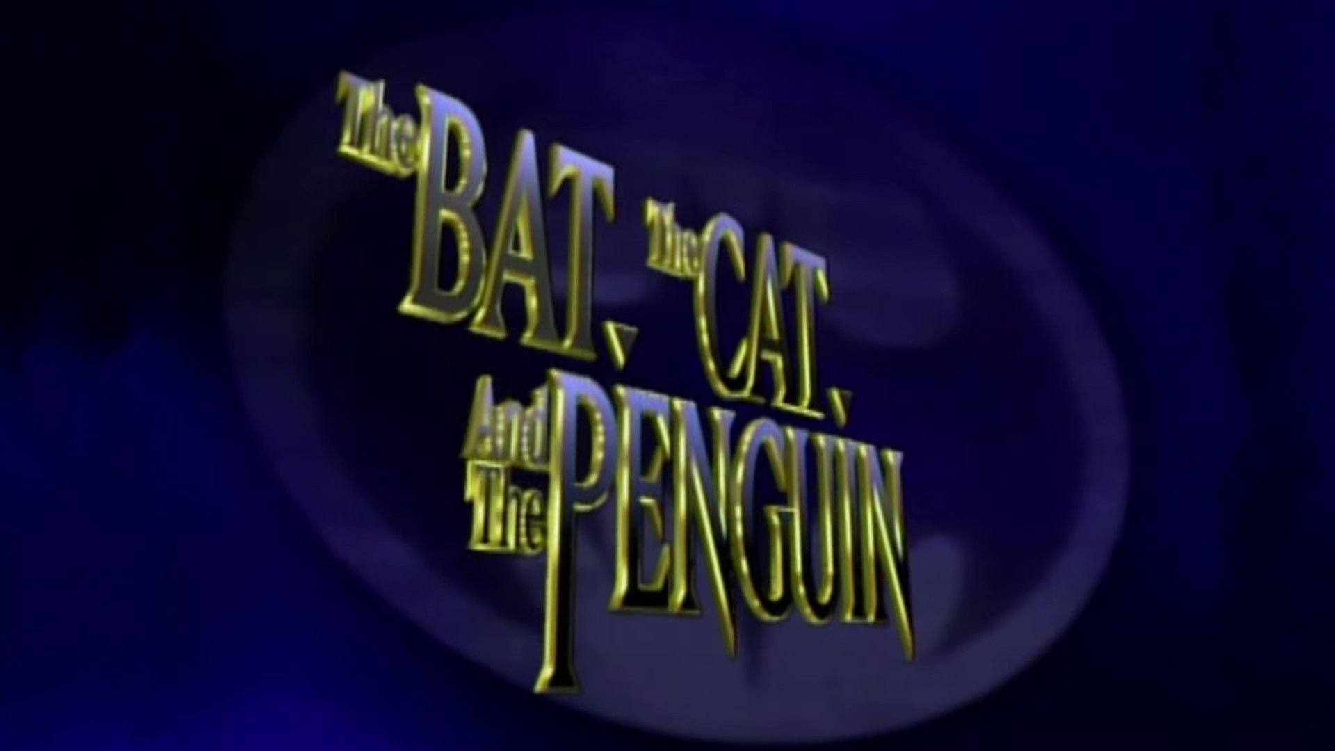 Backdrop for The Bat, the Cat, and the Penguin