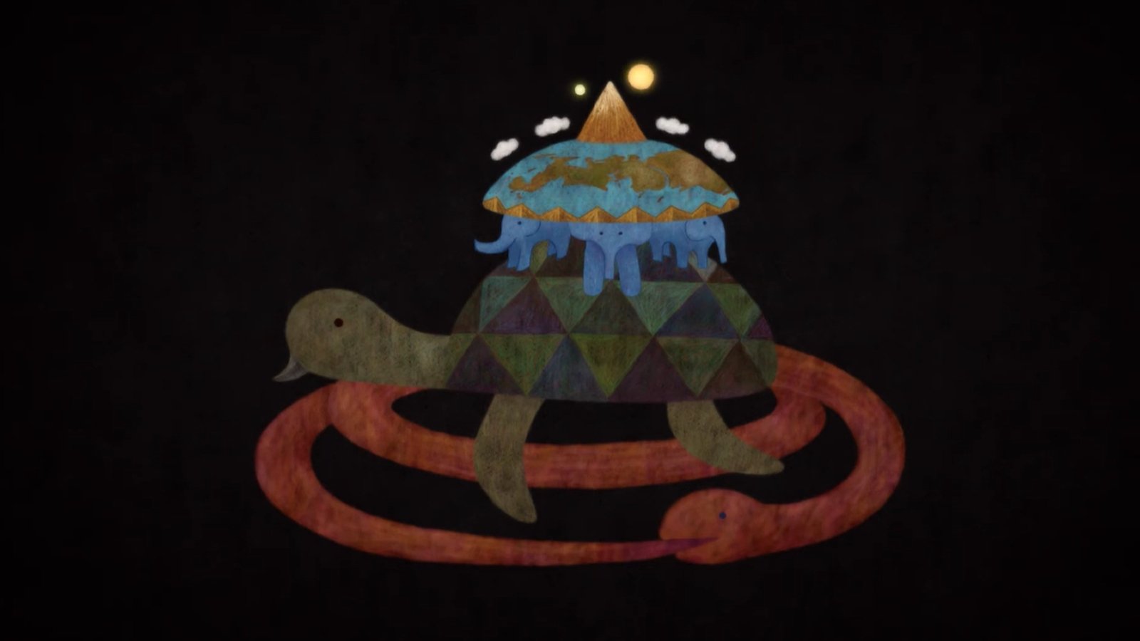 Backdrop for The Moon that Fell Into the Sea