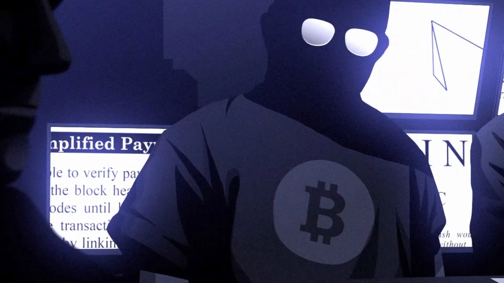 Backdrop for Satoshi - The Story of Bitcoin