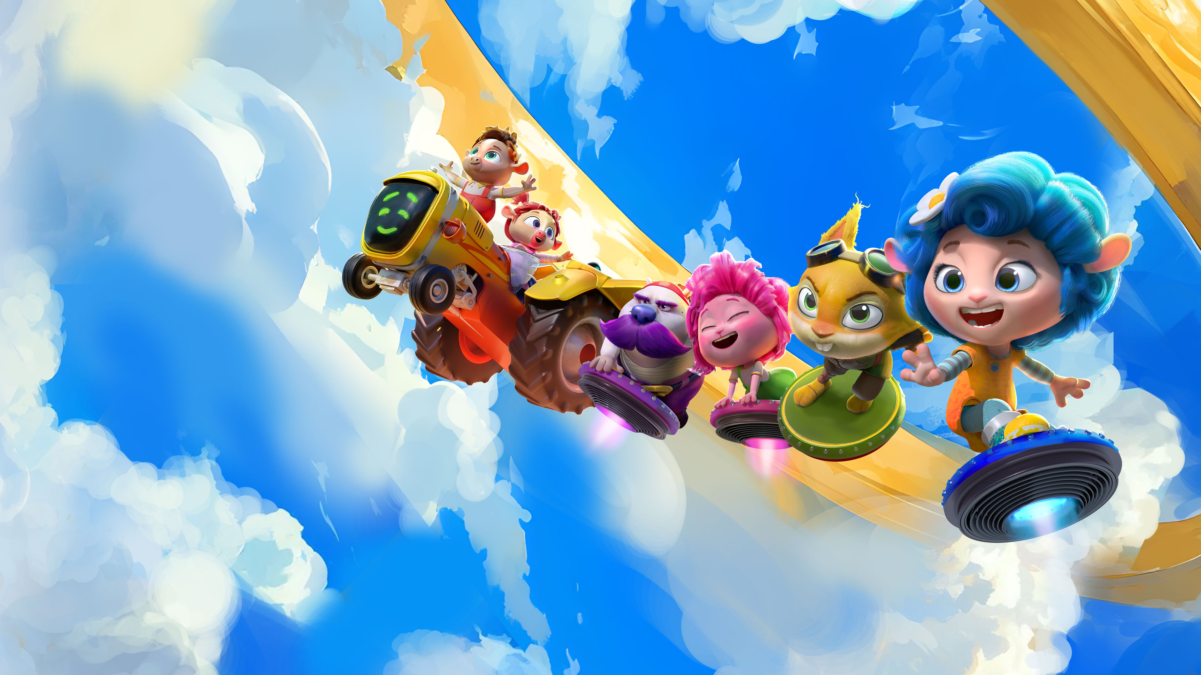 Backdrop for Woolina and the No Birds